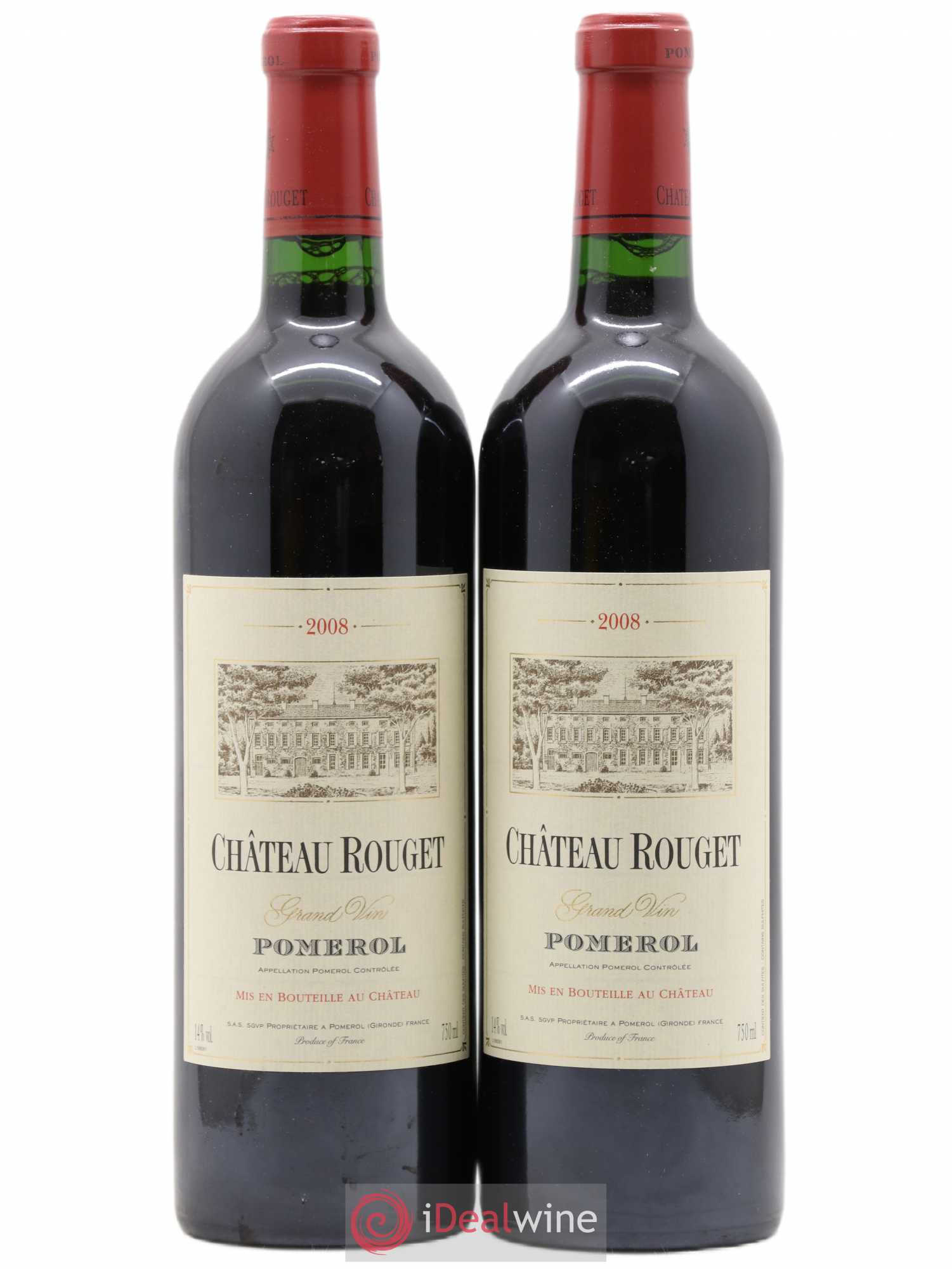 Château Rouget 2008 - Posten von 2 Flaschen - 0