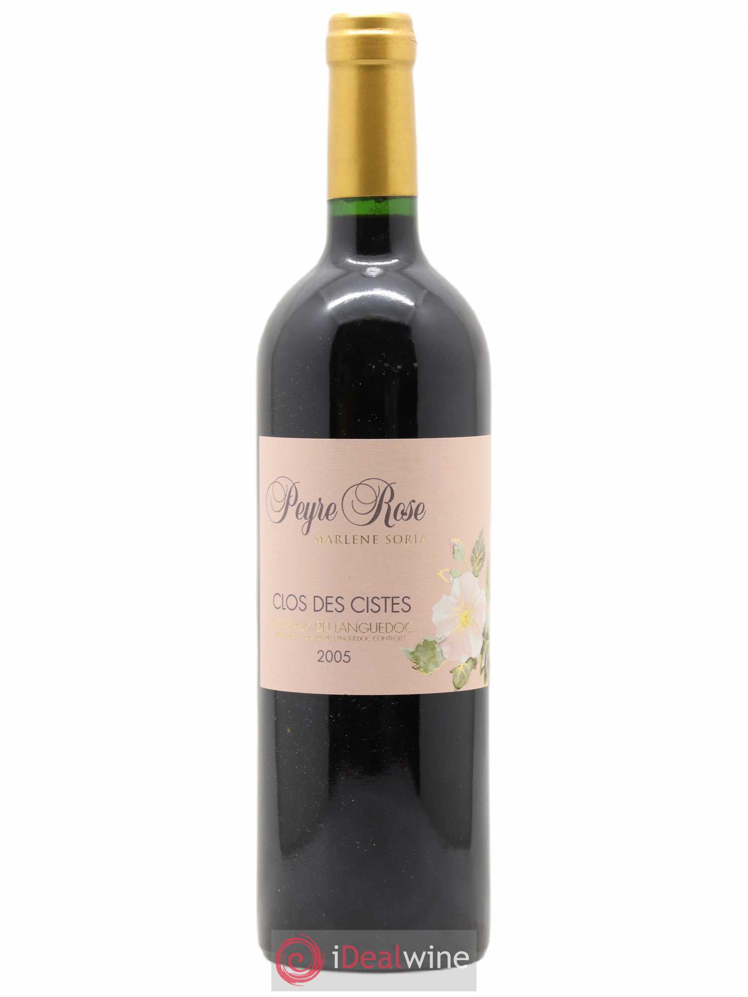 Vin de France (anciennement Coteaux du Languedoc) Domaine Peyre Rose Les Cistes Marlène Soria 2005 - Lot de 1 bouteille - 0