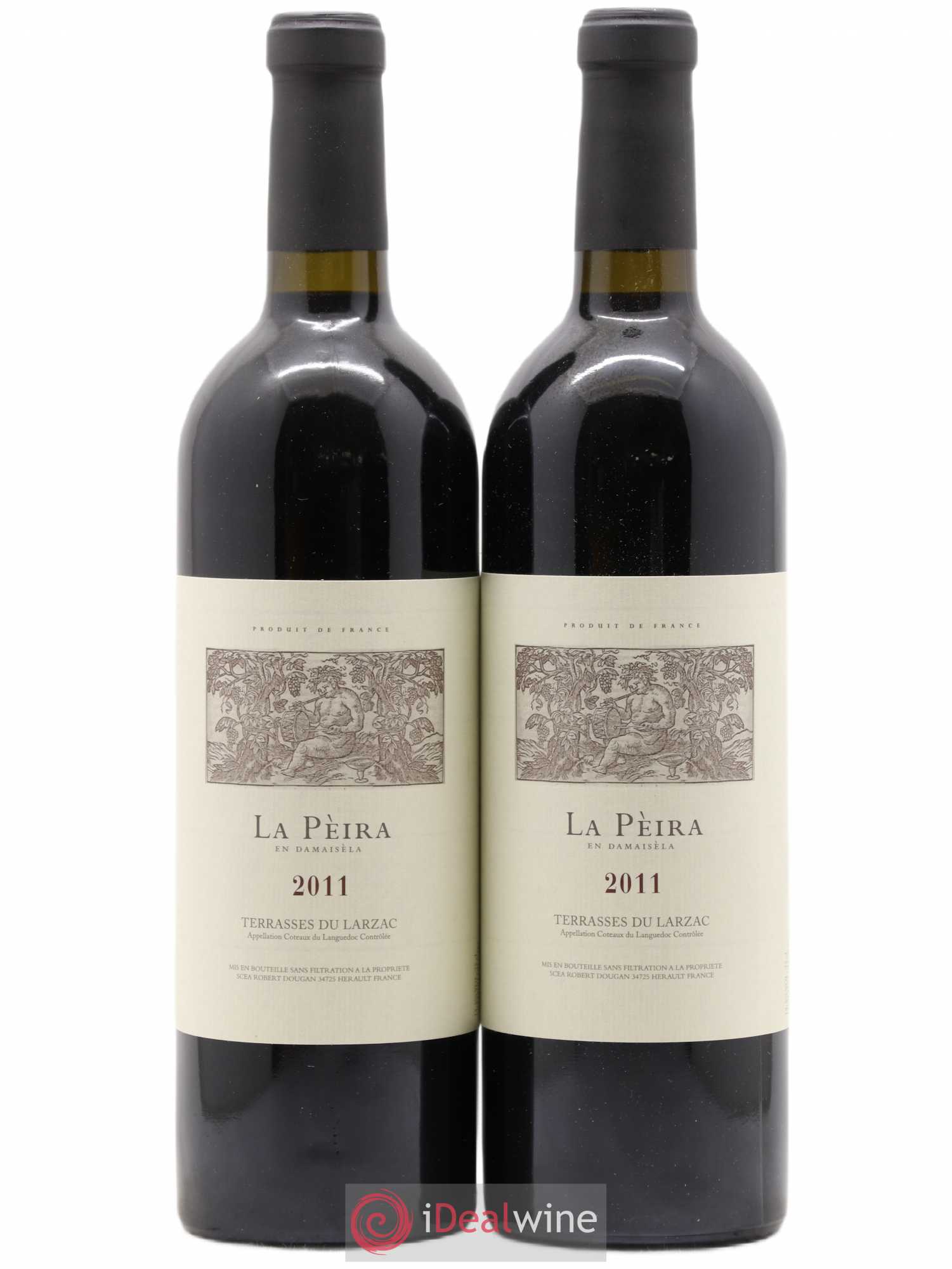 Coteaux du Languedoc - Terrasses du Larzac Domaine de La Pèira en Damaisèla La Pèira Karine Ahton et Robert Dougan 2011 - Lot of 2 bottles - 0