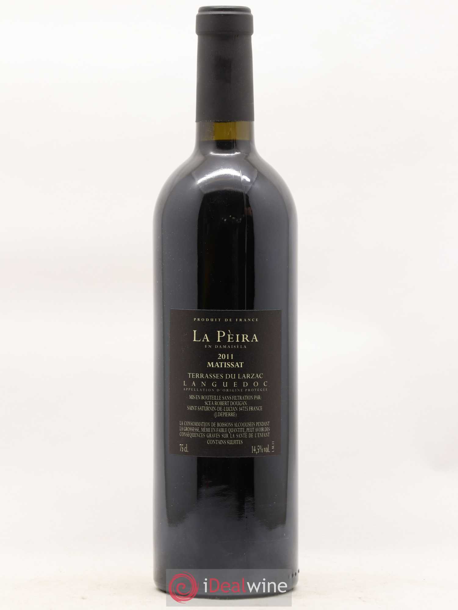 Terrasses du Larzac Domaine de La Pèira en Damaisèla Matissat Karine Ahton et Robert Dougan 2011 - Lot de 1 bouteille - 1