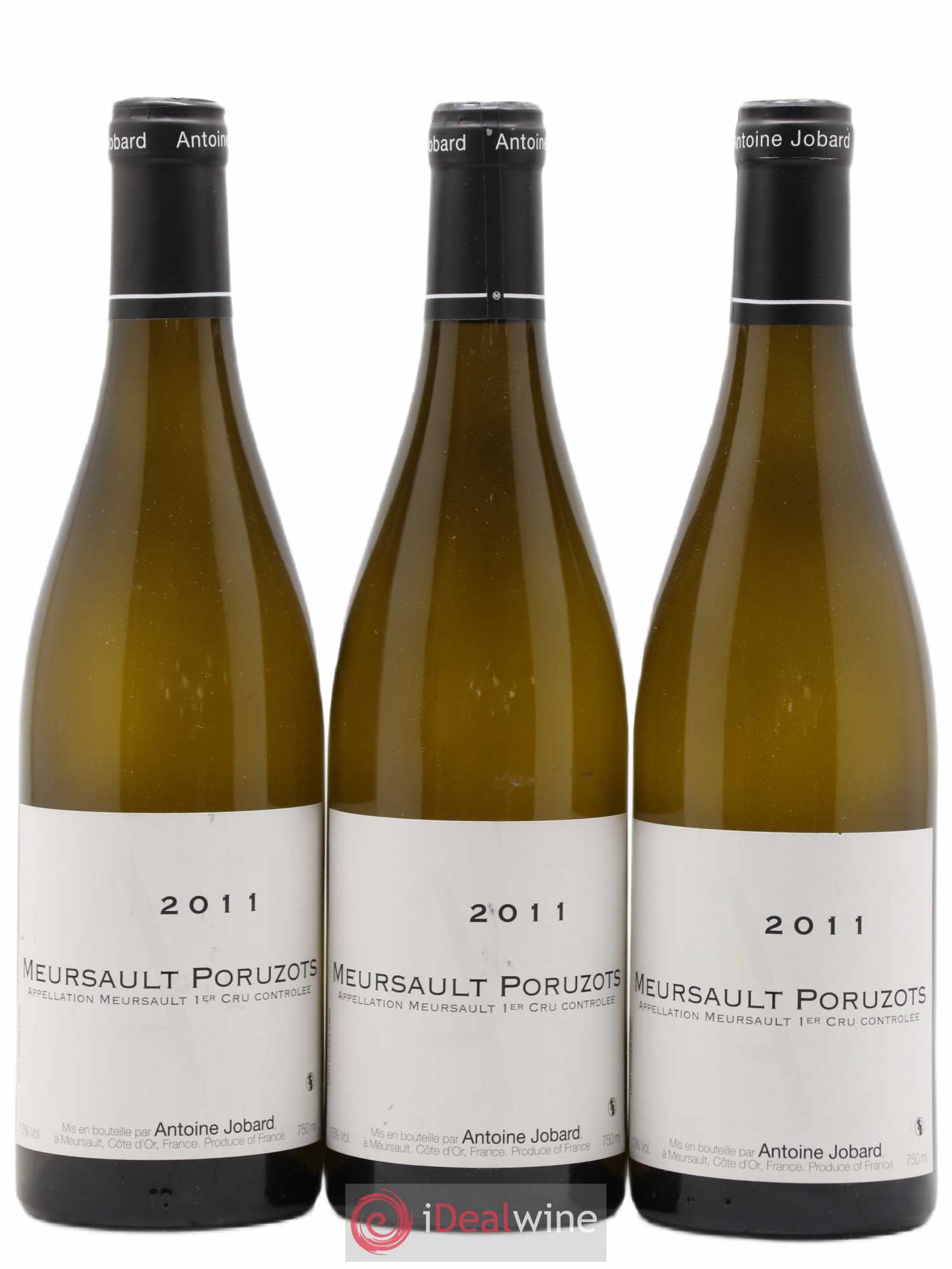 Meursault 1er Cru Poruzots François et Antoine Jobard (Domaine) 2011 - Lot de 3 bouteilles - 0