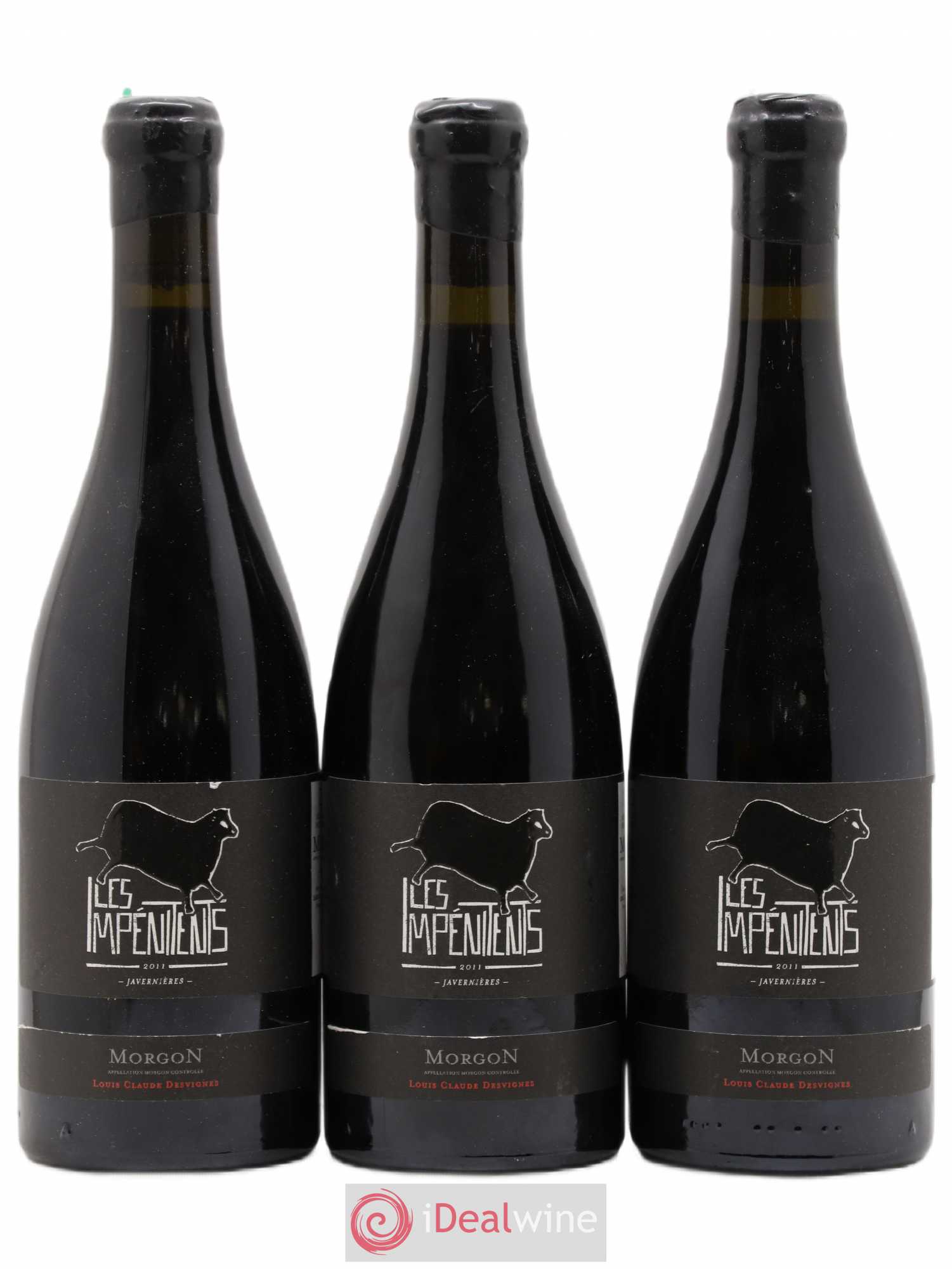 Morgon Javernières Les Impénitents Louis-Claude Desvignes 2011 - Lot de 3 bouteilles - 0