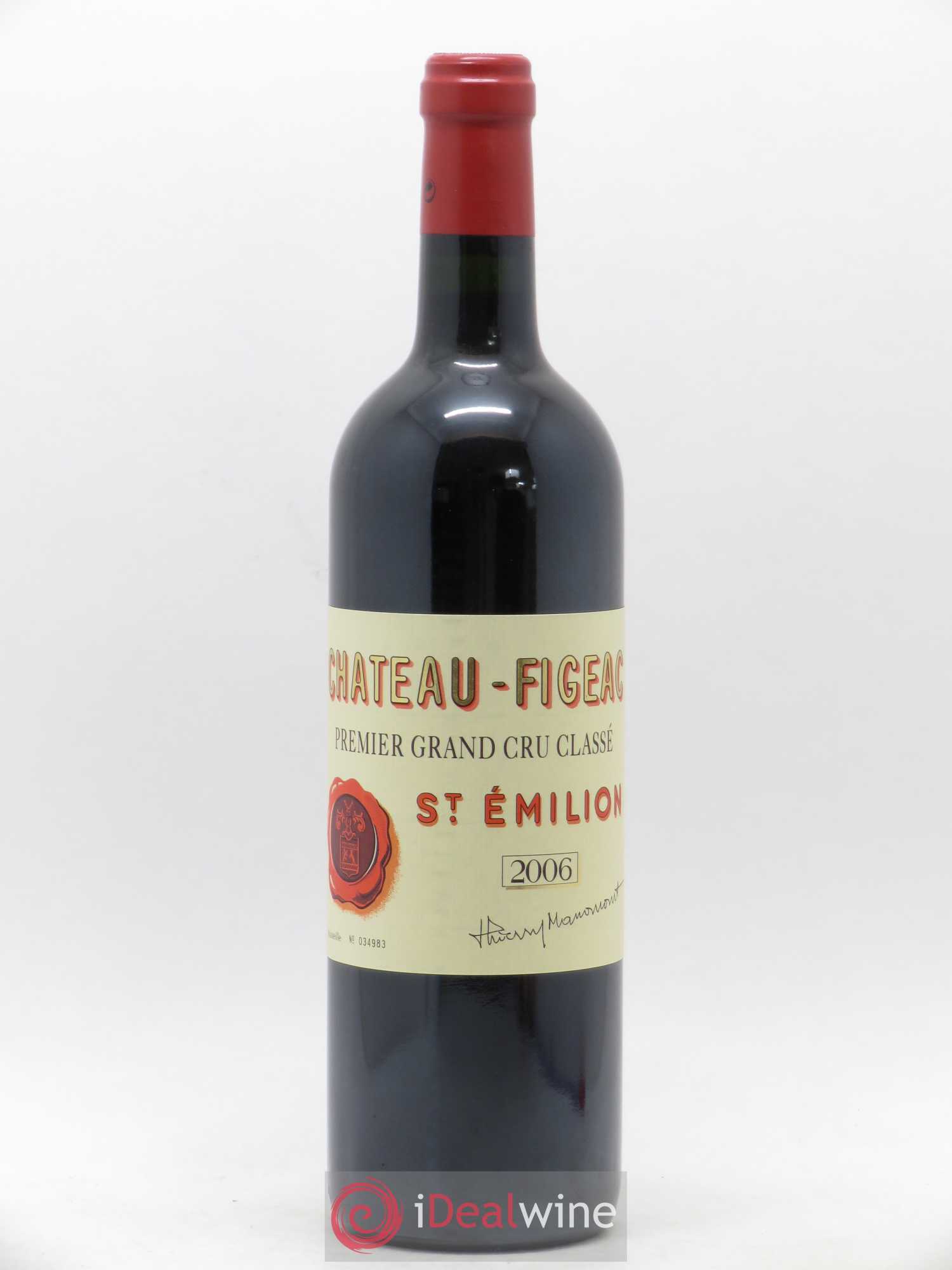 Château Figeac 1er Grand Cru Classé A 2006 - Lot de 1 bouteille - 0