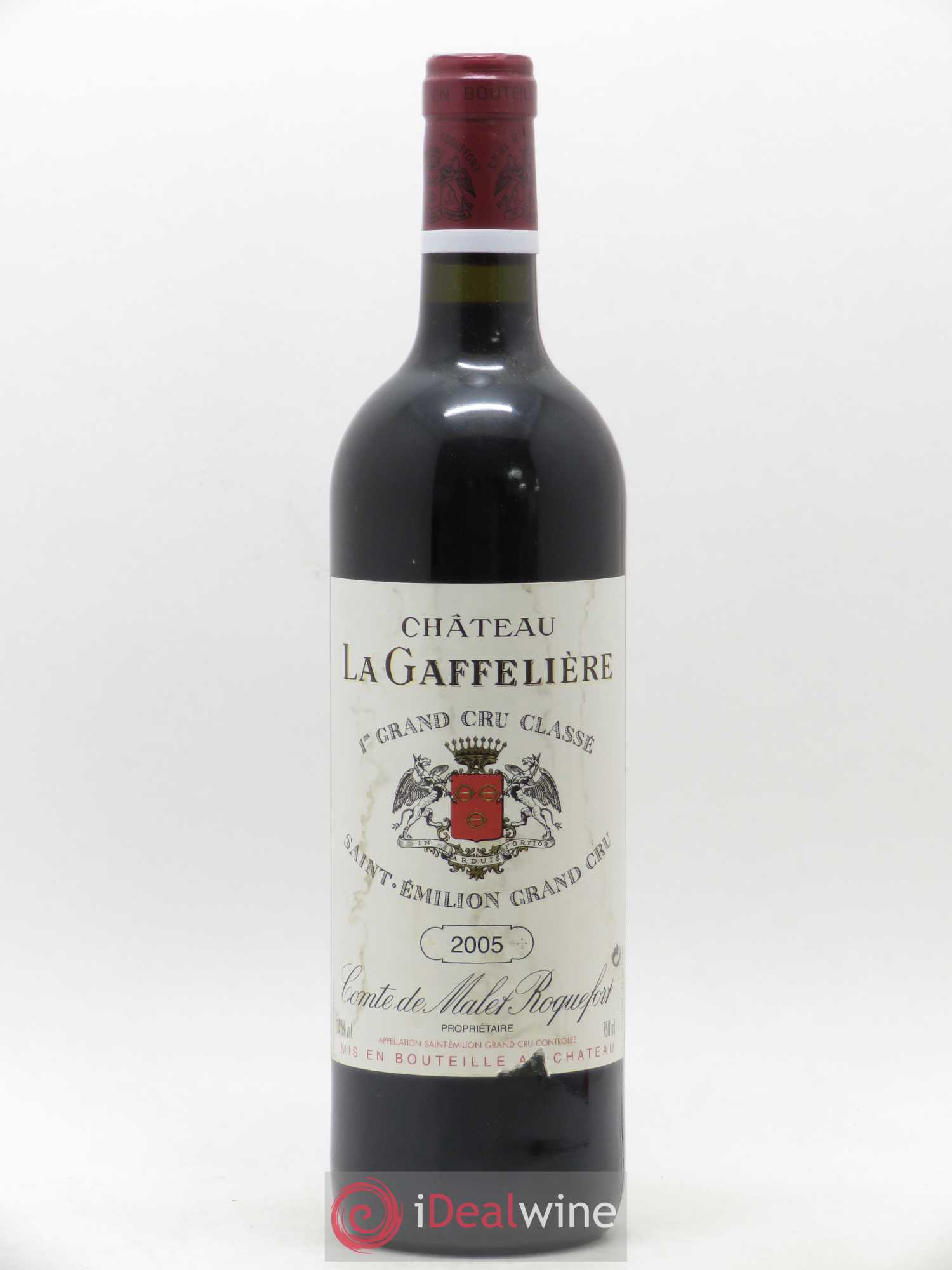Château la Gaffelière 1er Grand Cru Classé B 2005 - Lot de 1 bouteille - 0