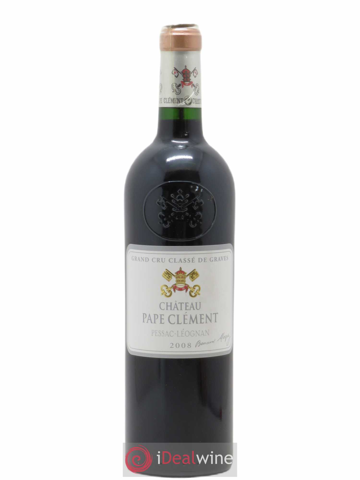 Château Pape Clément Cru Classé de Graves 2008 - Lot de 1 bouteille - 0