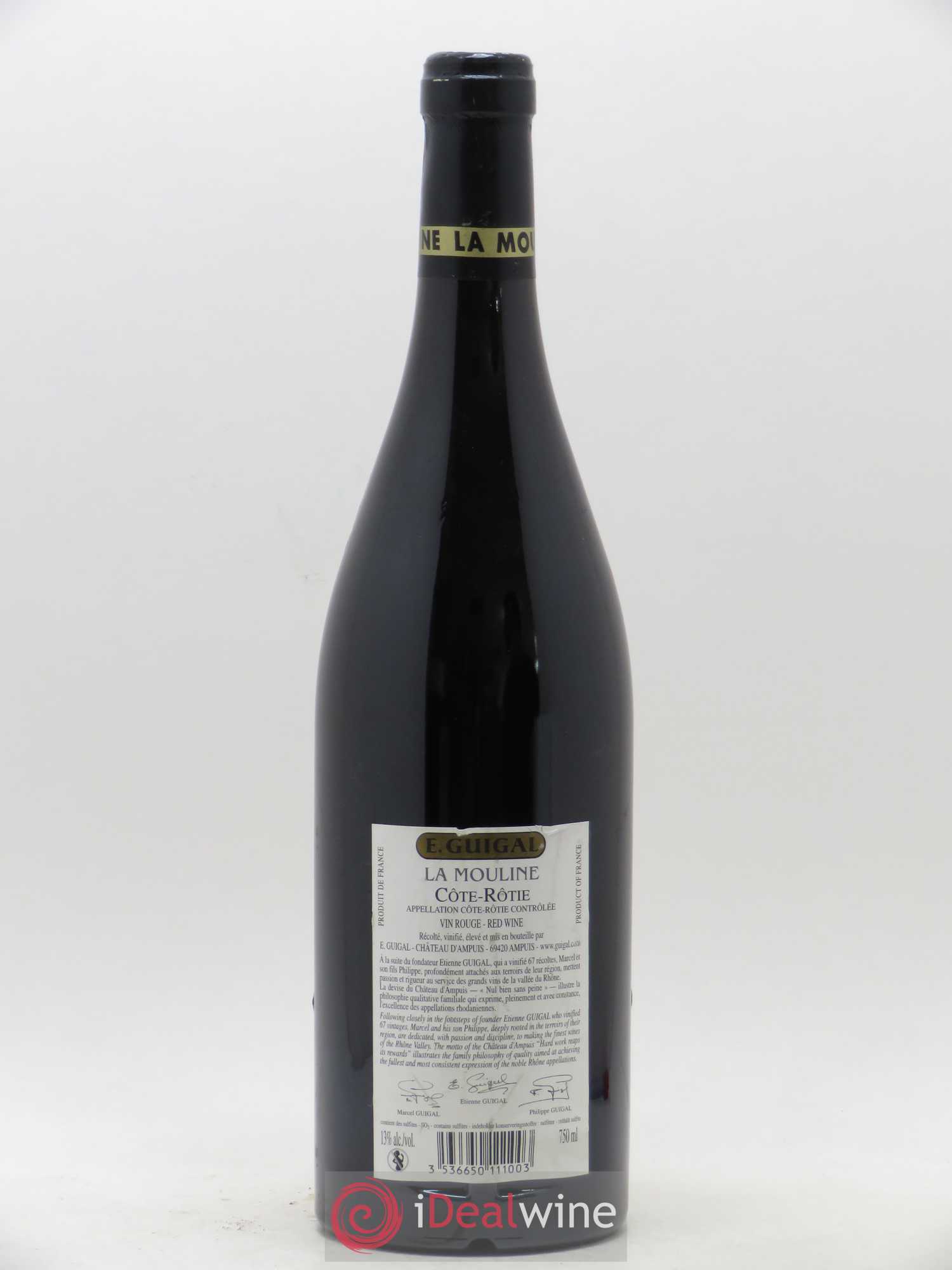 Côte-Rôtie La Mouline Guigal 2004 - Lot de 1 bouteille - 1