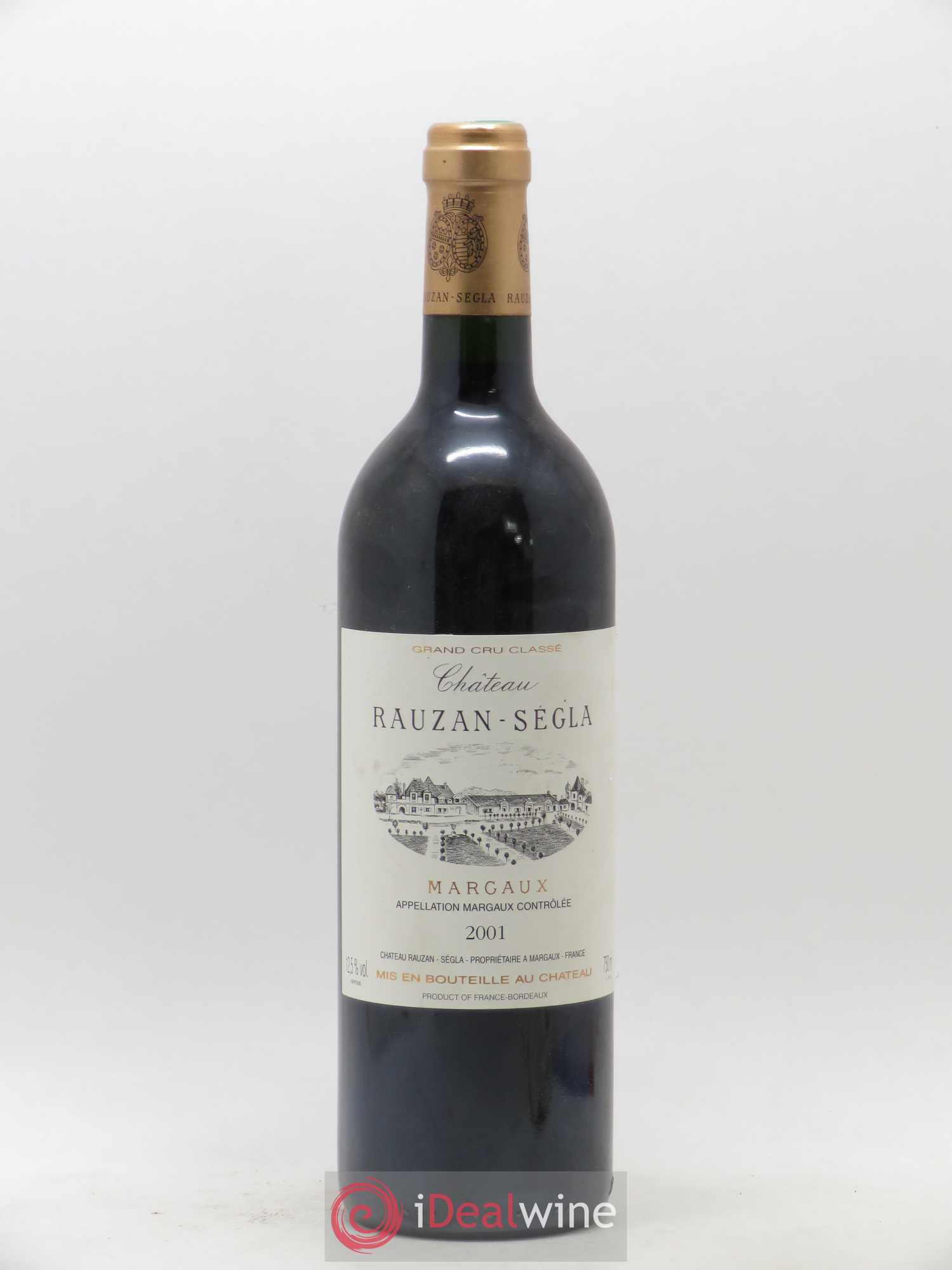 Château Rauzan Ségla Grand Cru Classé 2001 - Lot de 1 bouteille - 0