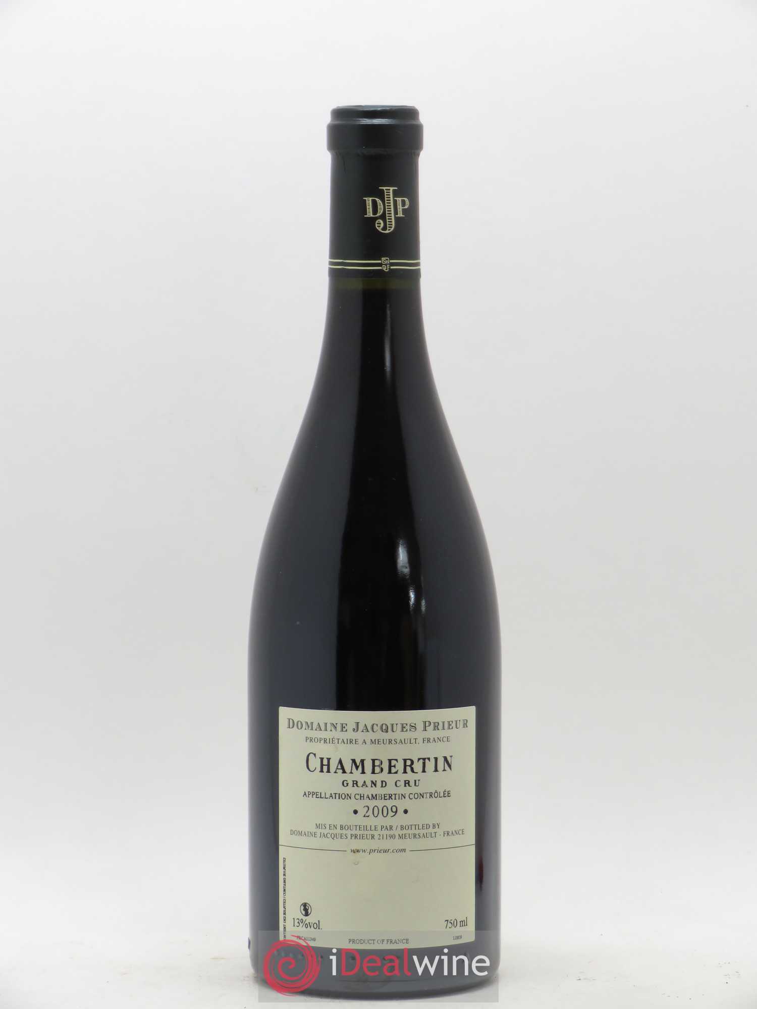 Chambertin Grand Cru Jacques Prieur (Domaine) 2009 - Lot de 1 bouteille - 1