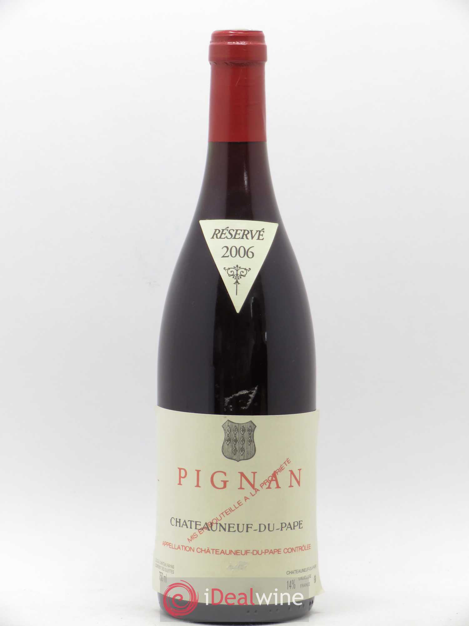 Châteauneuf-du-Pape Pignan Emmanuel Reynaud 2006 - Lot de 1 bouteille - 0