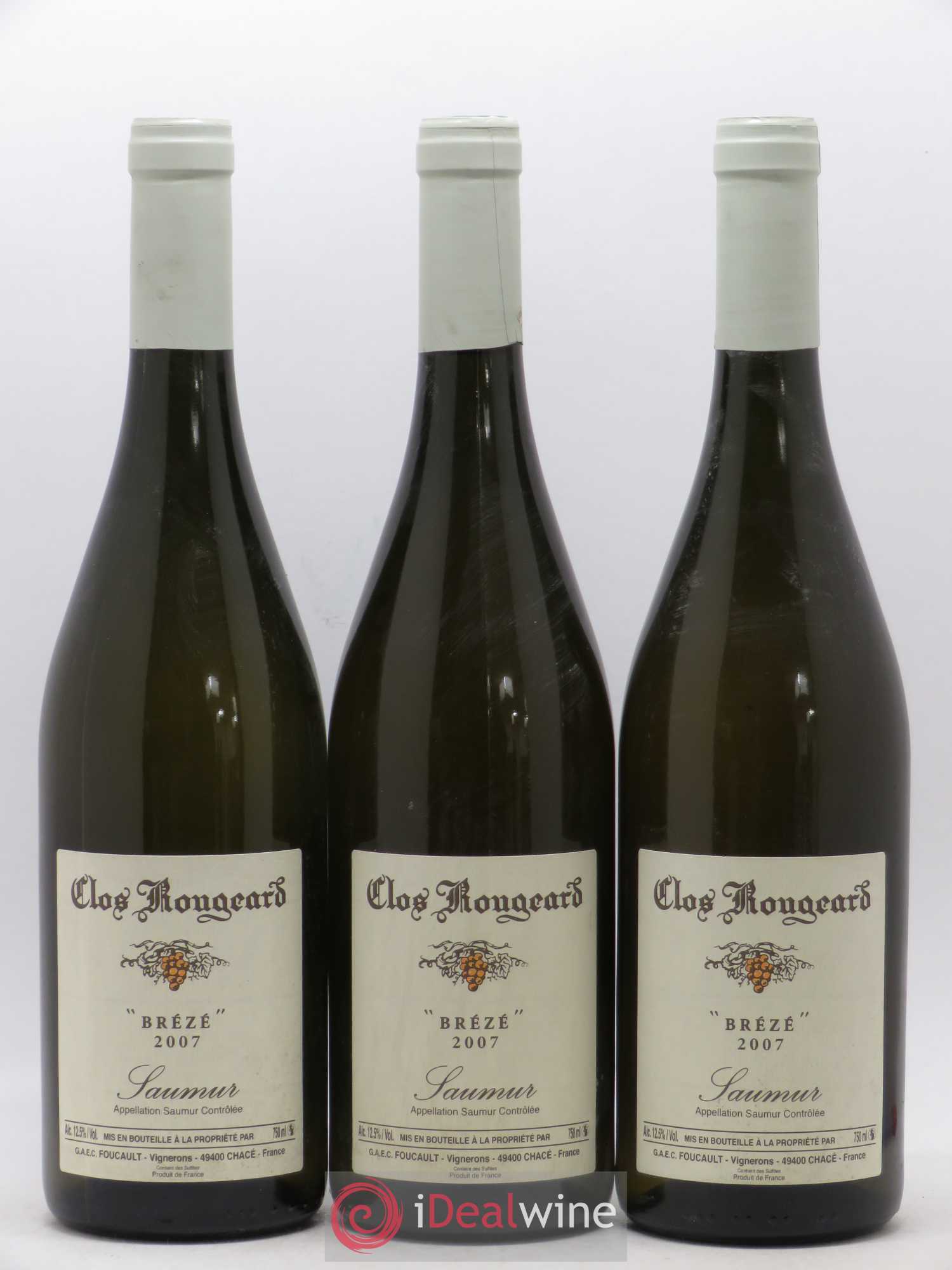 Saumur Brézé Clos Rougeard 2007 - Posten von 3 Flaschen - 0