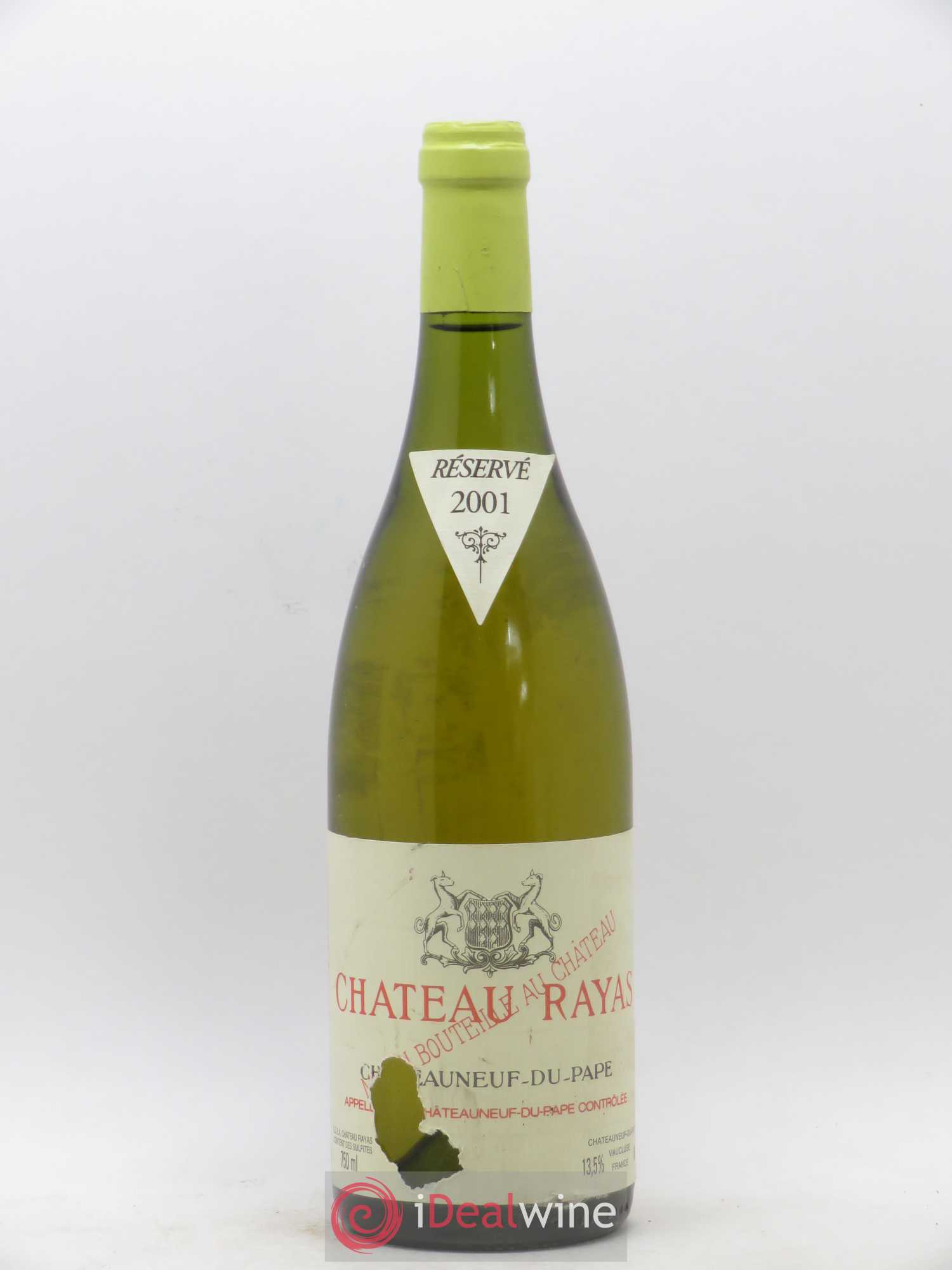 Châteauneuf-du-Pape Château Rayas Emmanuel Reynaud 2001 - Lot de 1 bouteille - 0