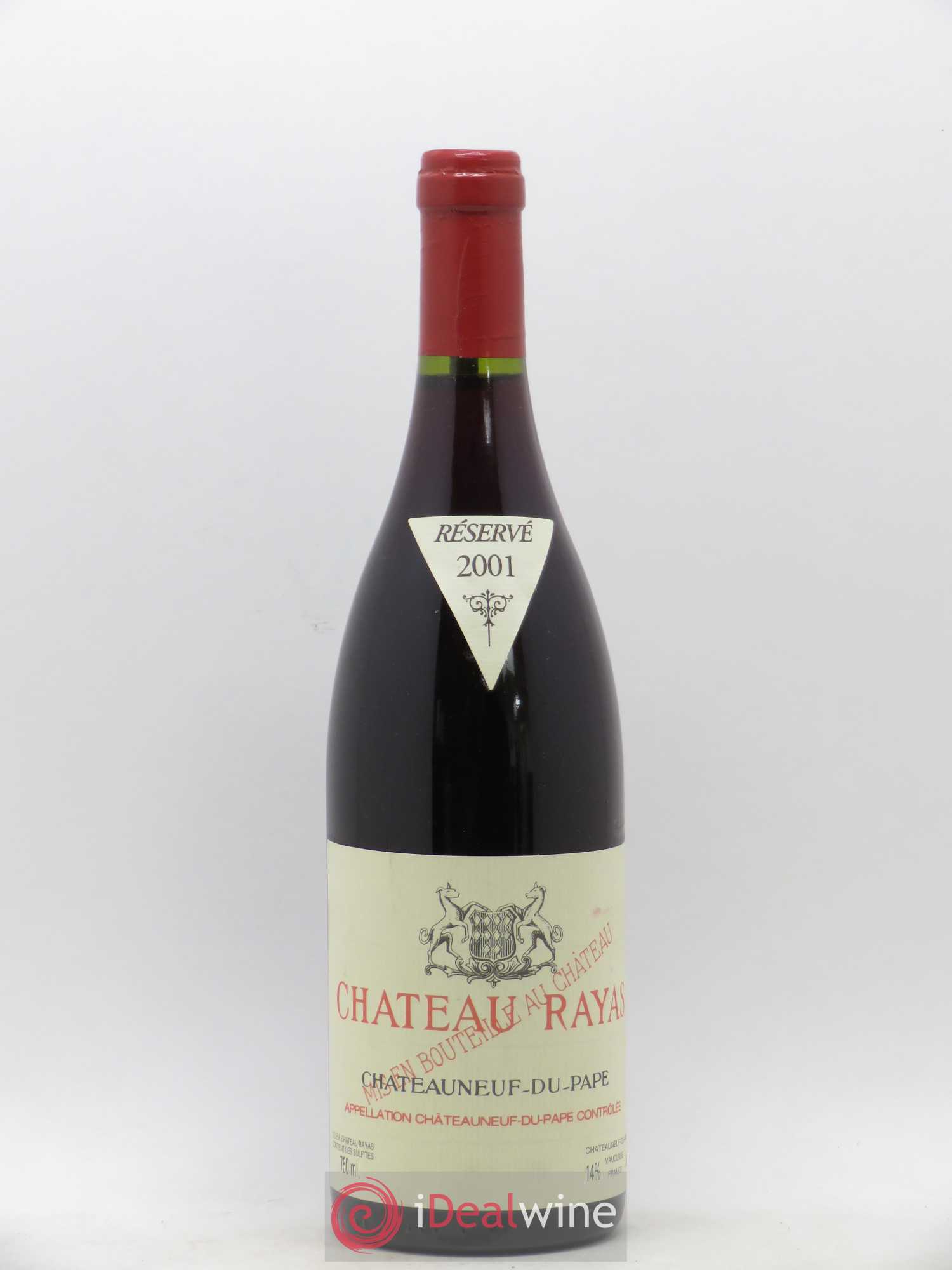 Châteauneuf-du-Pape Château Rayas Emmanuel Reynaud 2001 - Lot de 1 bouteille - 0