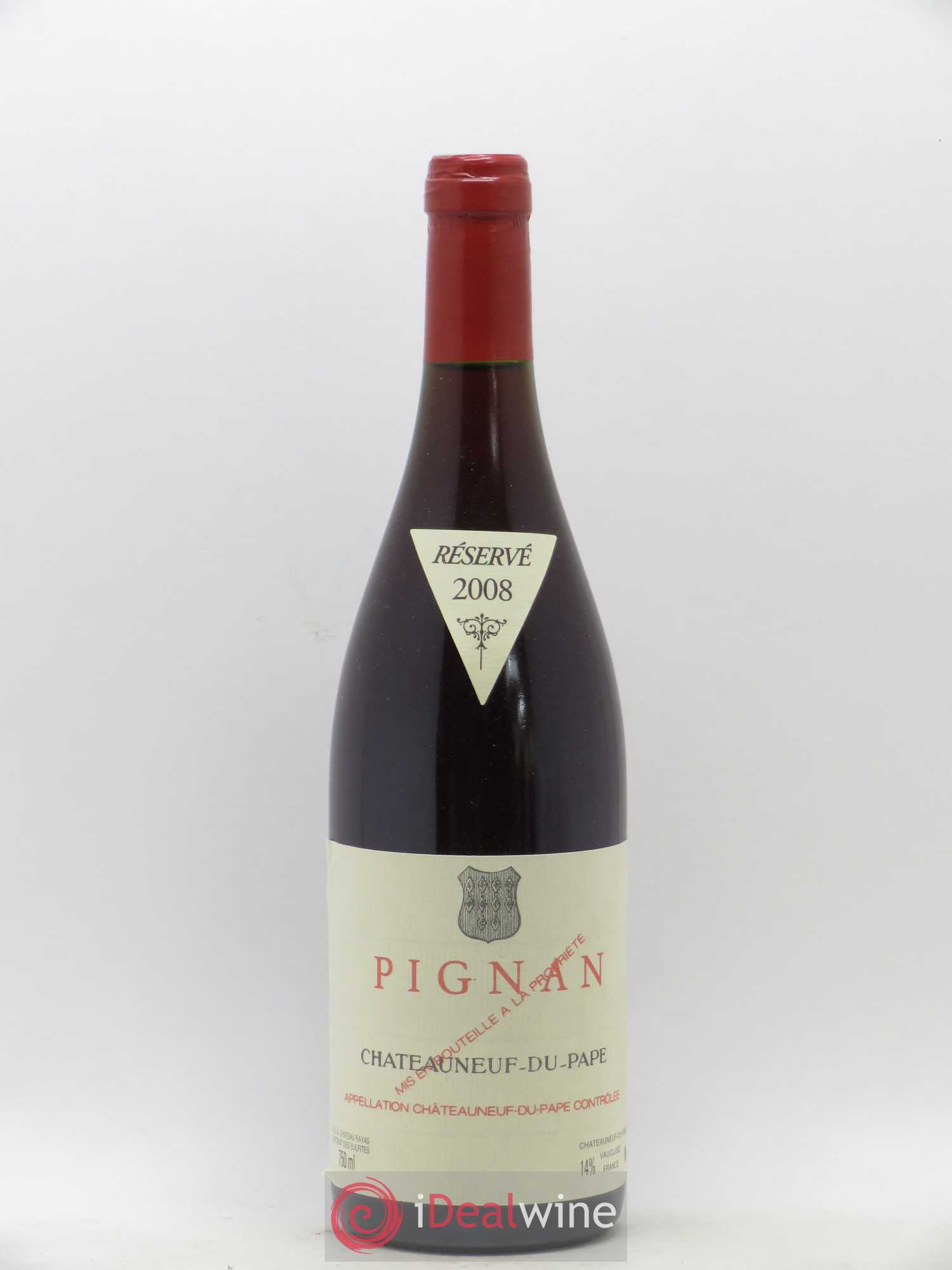 Châteauneuf-du-Pape Pignan Emmanuel Reynaud 2008 - Lot de 1 bouteille - 0