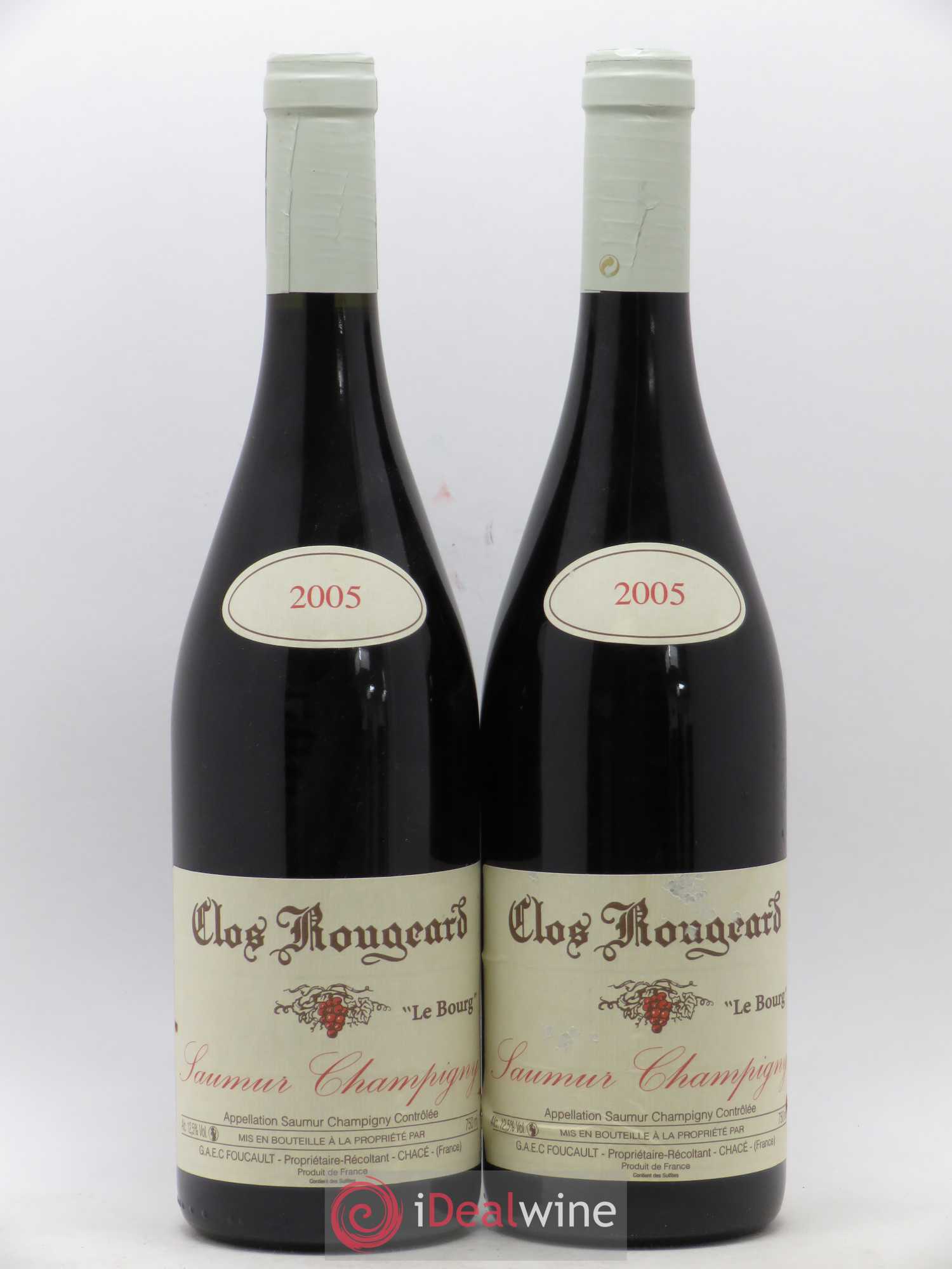 Saumur-Champigny Le Bourg Clos Rougeard 2005 - Lot de 2 bouteilles - 0