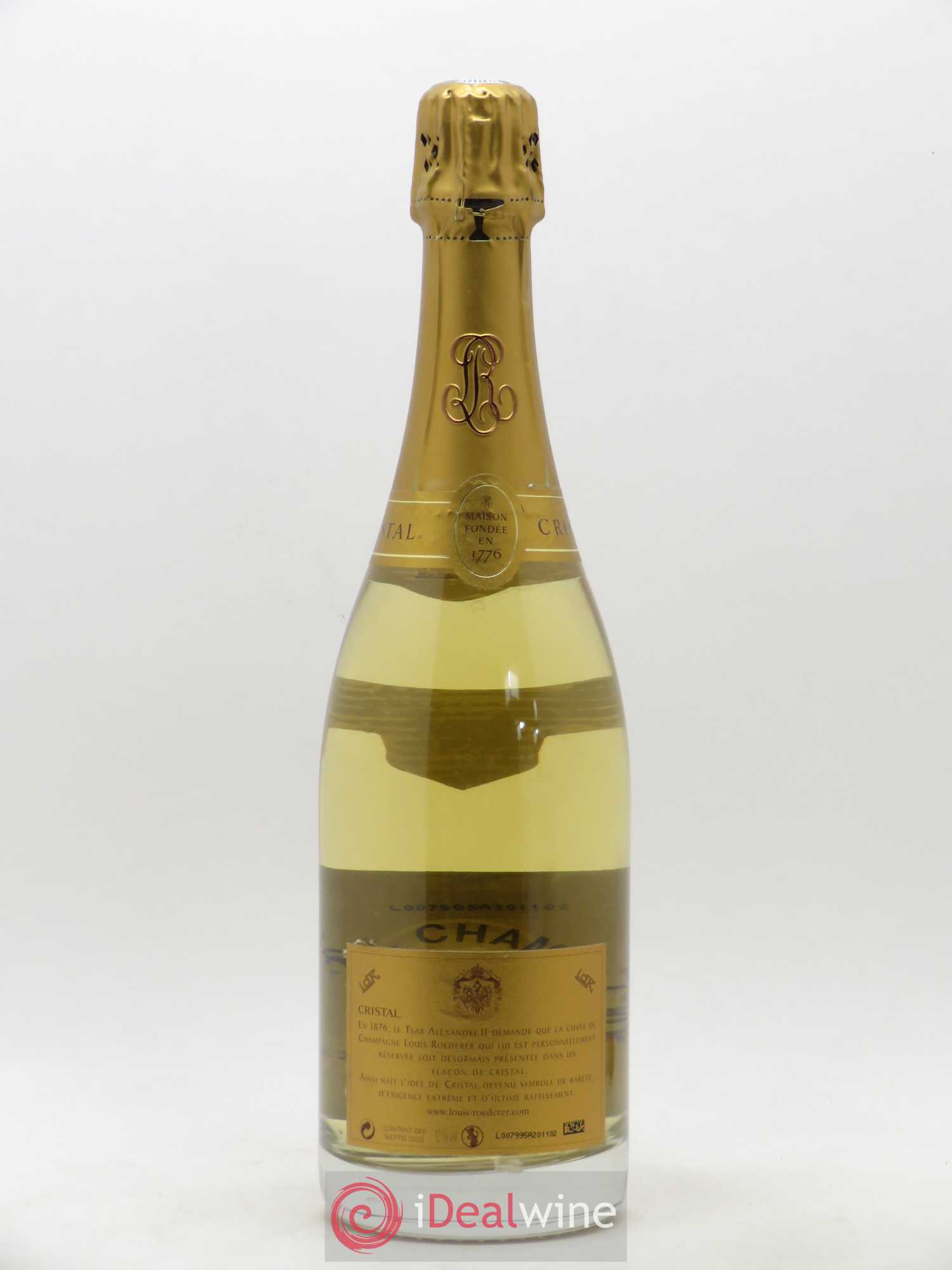 Cristal Louis Roederer 2004 - Lot de 1 bouteille - 1