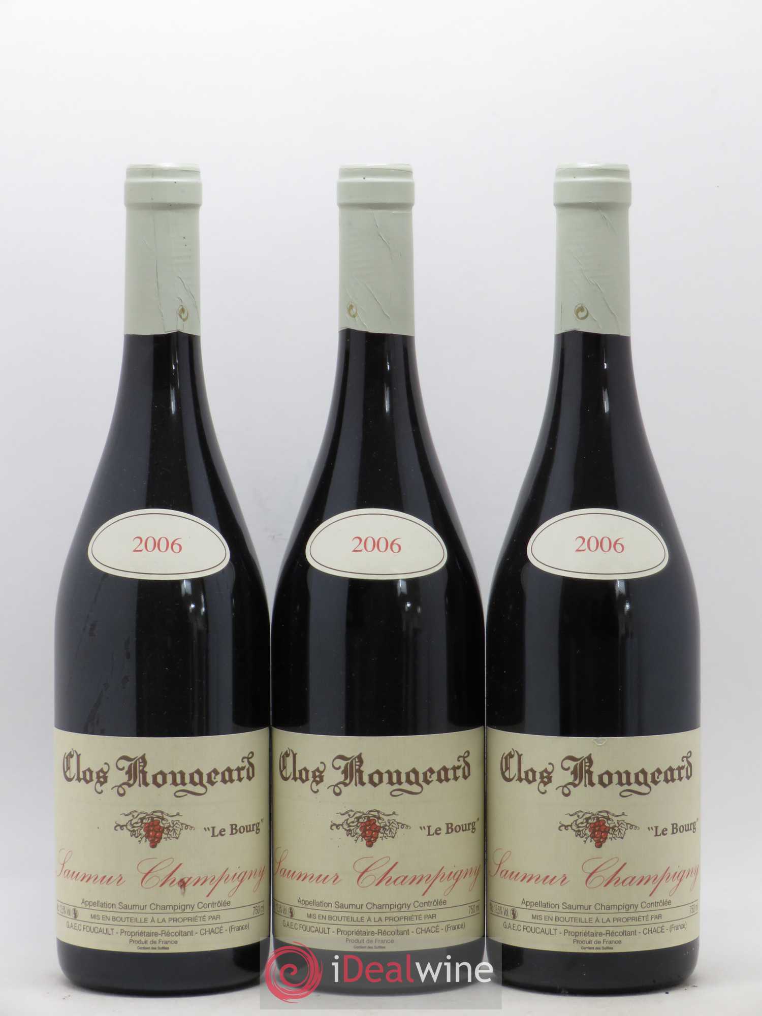 Saumur-Champigny Le Bourg Clos Rougeard 2006 - Lot de 3 bouteilles - 0