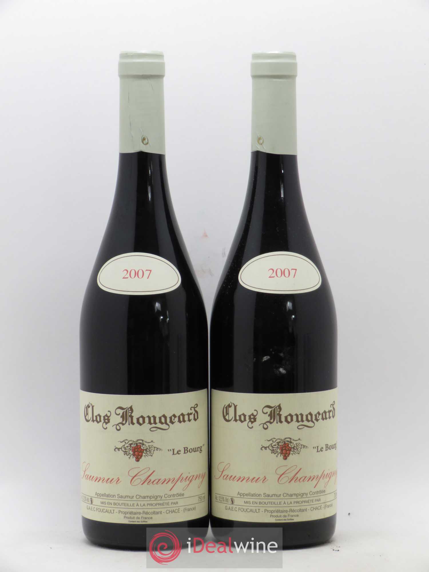 Saumur-Champigny Le Bourg Clos Rougeard 2007 - Lot de 2 bouteilles - 0