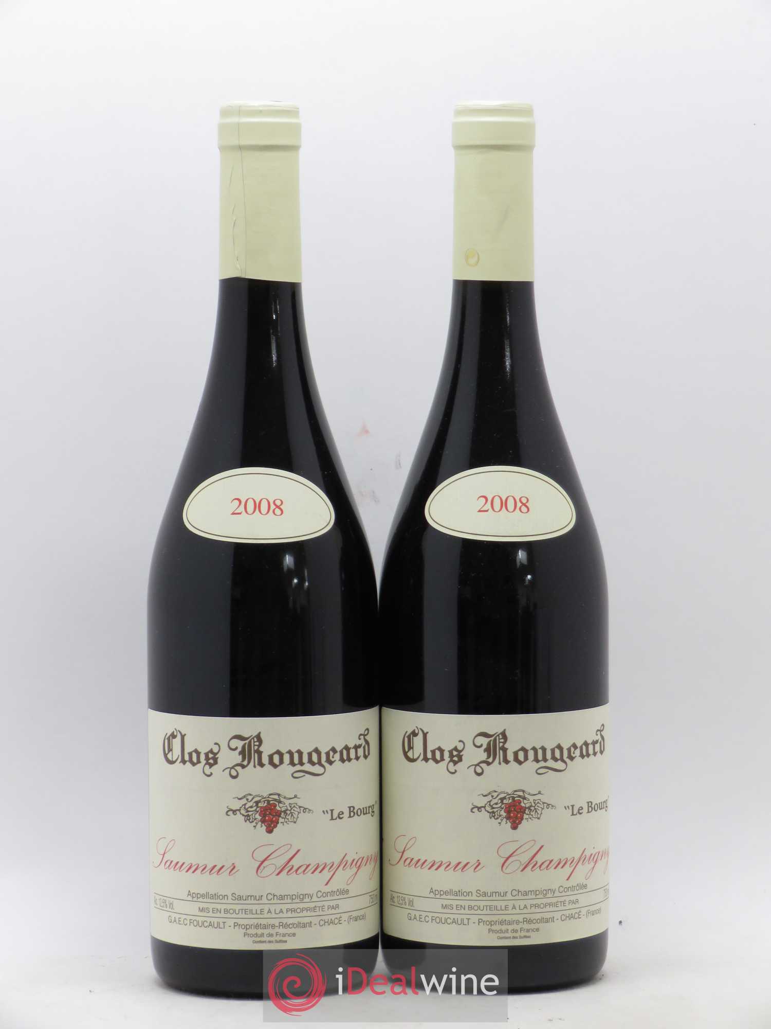 Saumur-Champigny Le Bourg Clos Rougeard 2008 - Lot de 2 bouteilles - 0