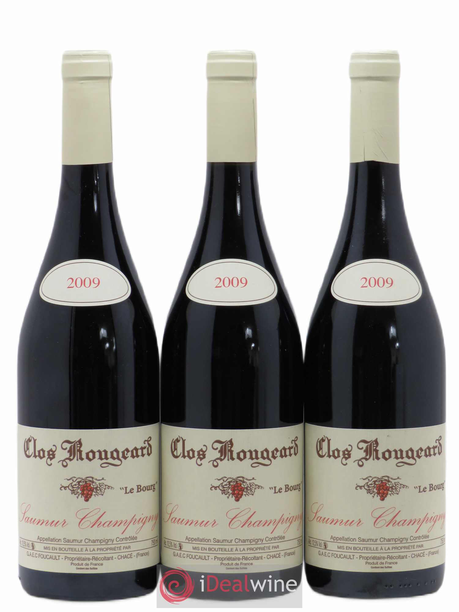 Saumur-Champigny Le Bourg Clos Rougeard 2009 - Lot de 3 bouteilles - 0