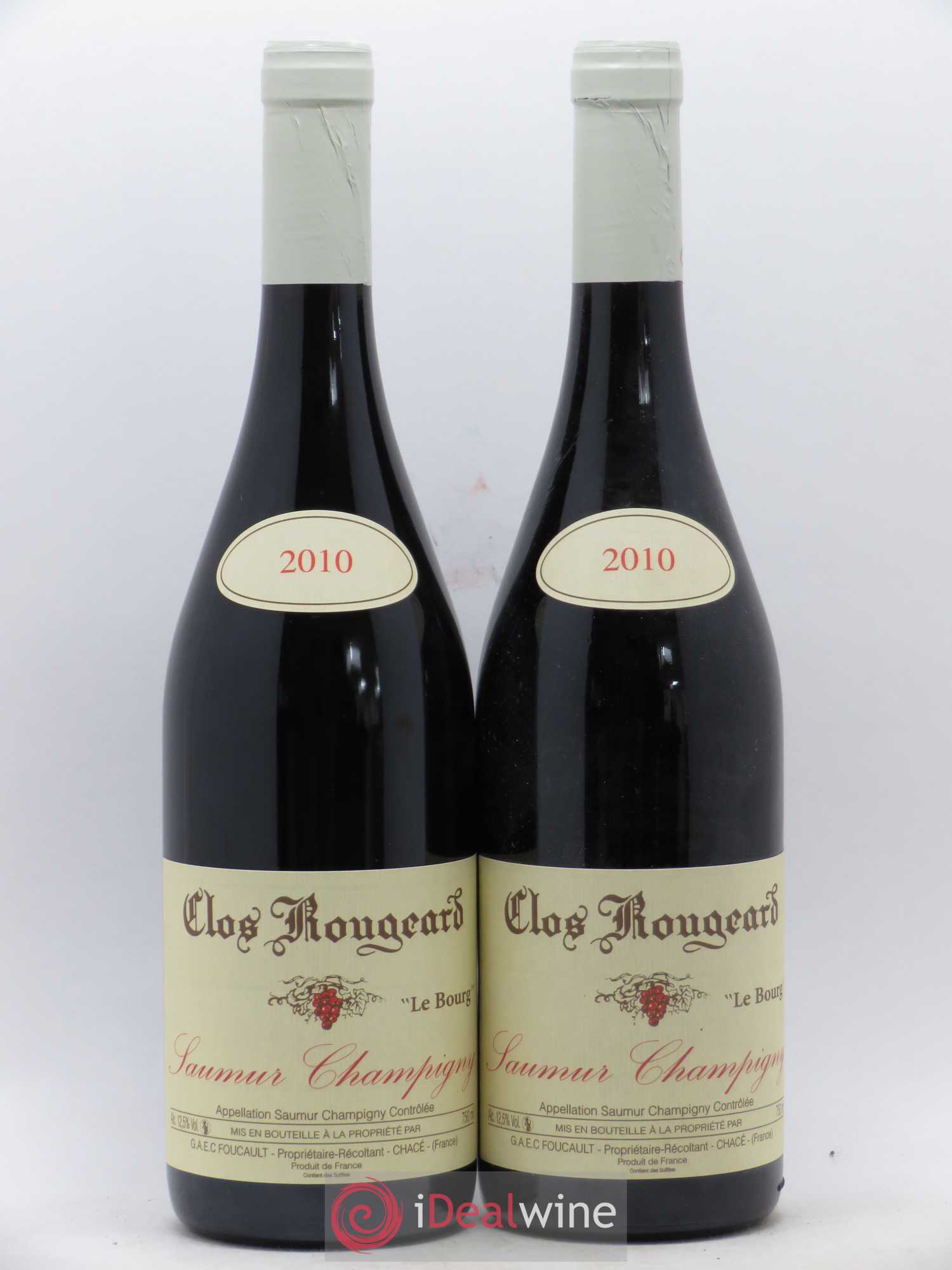 Saumur-Champigny Le Bourg Clos Rougeard 2010 - Lot de 2 bouteilles - 0