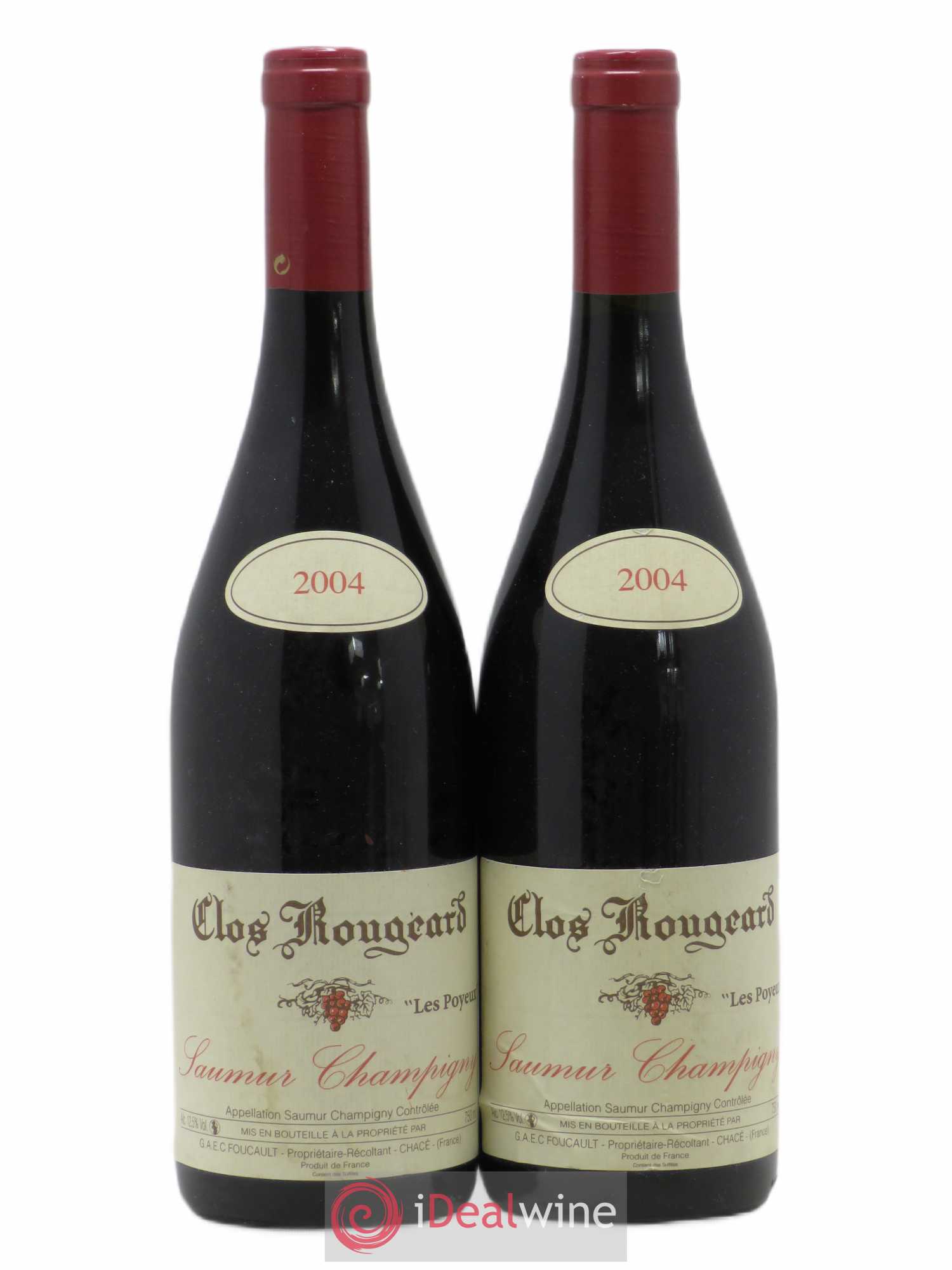 Saumur-Champigny Les Poyeux Clos Rougeard 2004 - Lot de 2 bouteilles - 0
