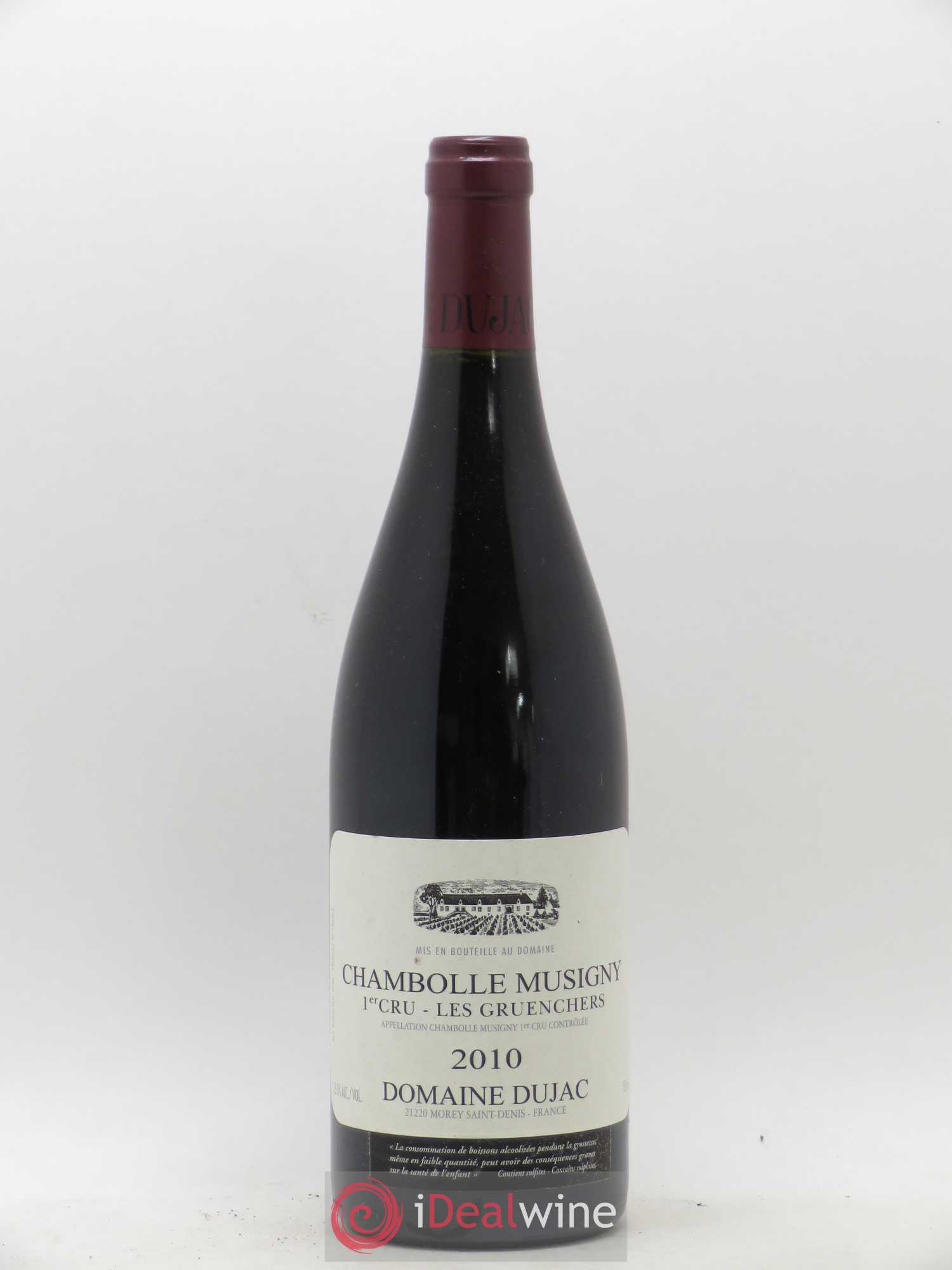 Chambolle-Musigny 1er Cru Les Gruenchers Dujac (Domaine) 2010 - Lot de 1 bouteille - 0