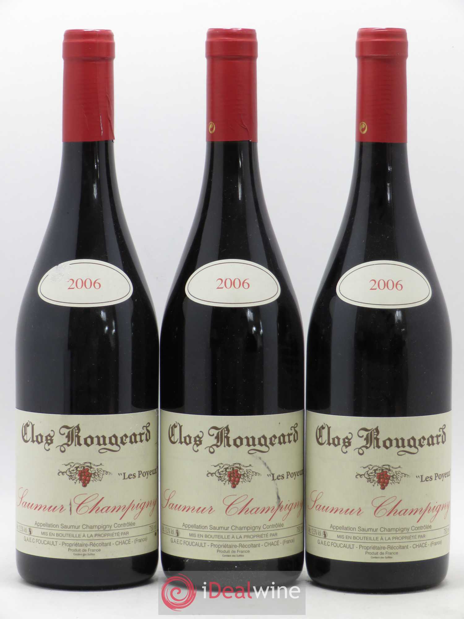 Saumur-Champigny Les Poyeux Clos Rougeard 2006 - Lot de 3 bouteilles - 0