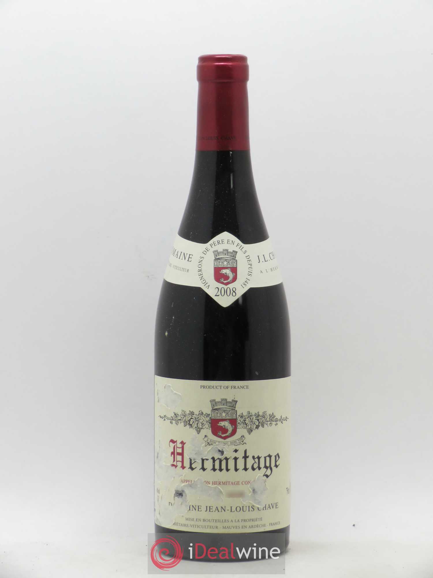 Hermitage Jean-Louis Chave 2008 - Lot de 1 bouteille - 0