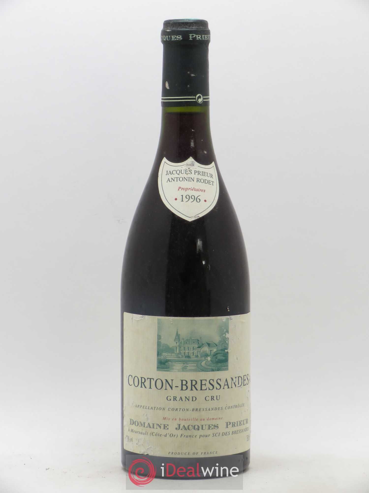Corton-Bressandes Grand Cru Jacques Prieur (Domaine) 1996 - Lot de 1 bouteille - 0