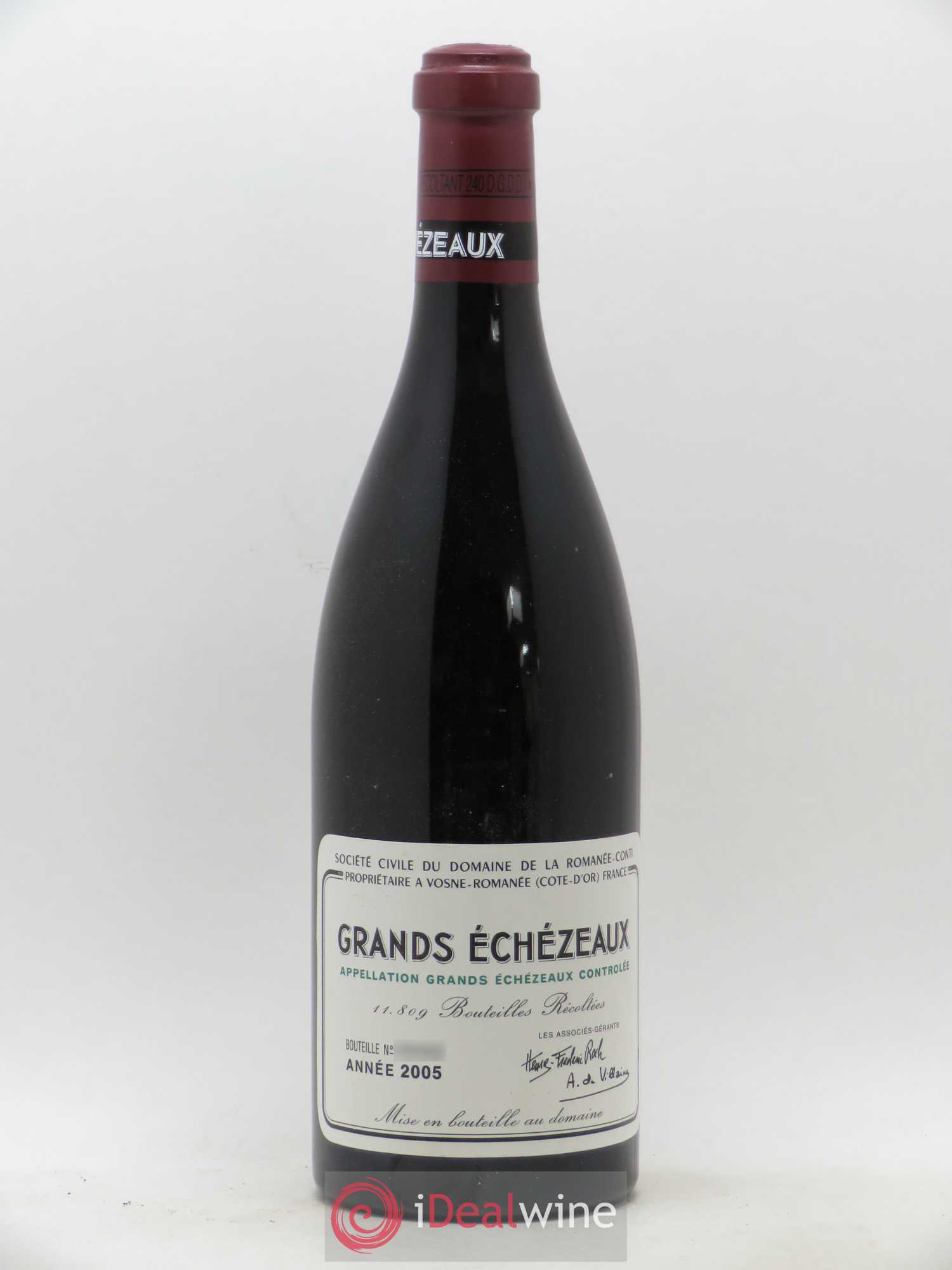 Grands-Echezeaux Grand Cru Domaine de la Romanée-Conti 2005 - Lot de 1 bouteille - 0