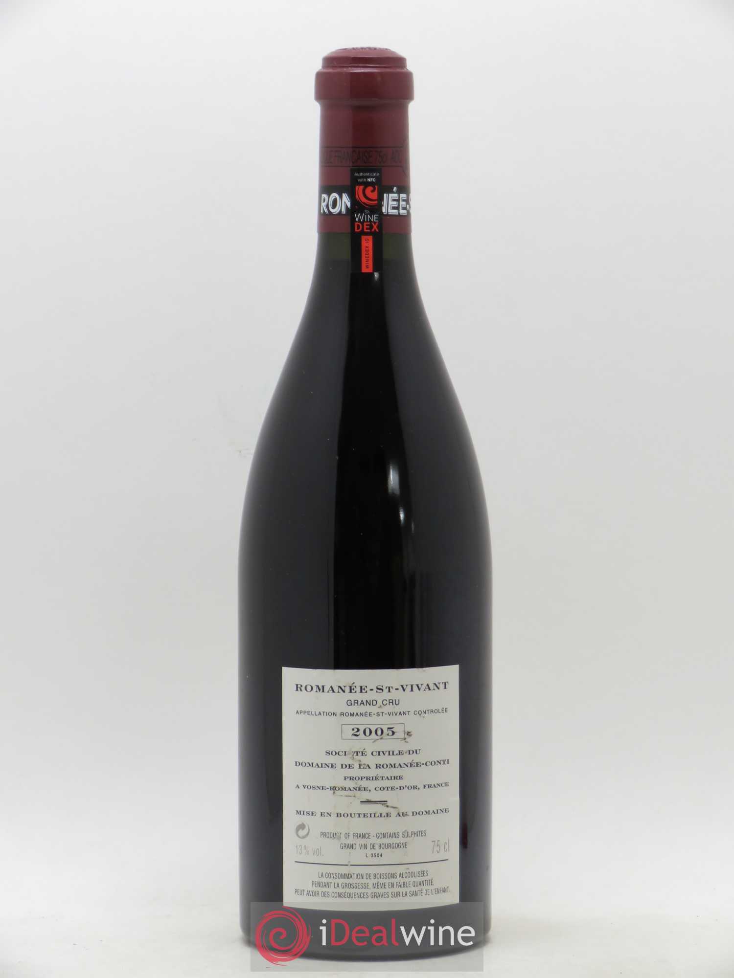 Romanée-Saint-Vivant Grand Cru Domaine de la Romanée-Conti 2005 - Lot de 1 bouteille - 1