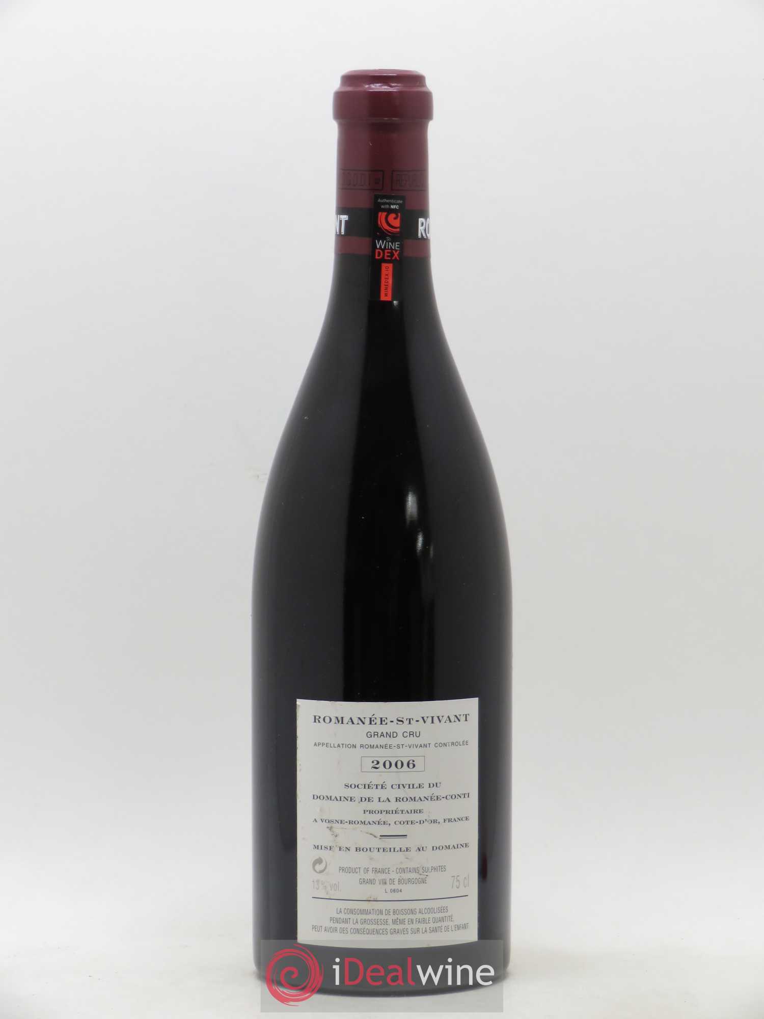 Romanée-Saint-Vivant Grand Cru Domaine de la Romanée-Conti 2006 - Lot de 1 bouteille - 1