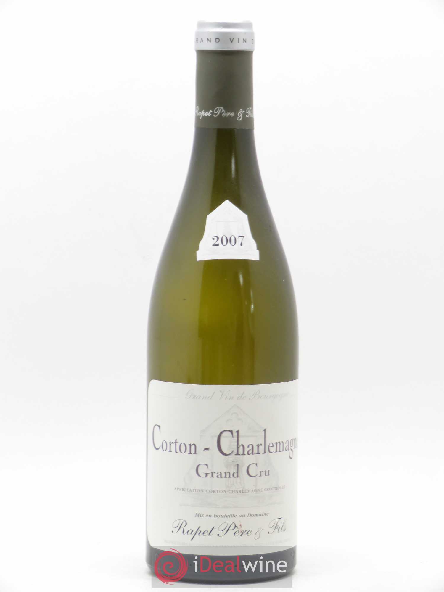 Corton-Charlemagne Grand Cru Rapet Père & Fils 2007 - Lot de 1 bouteille - 0