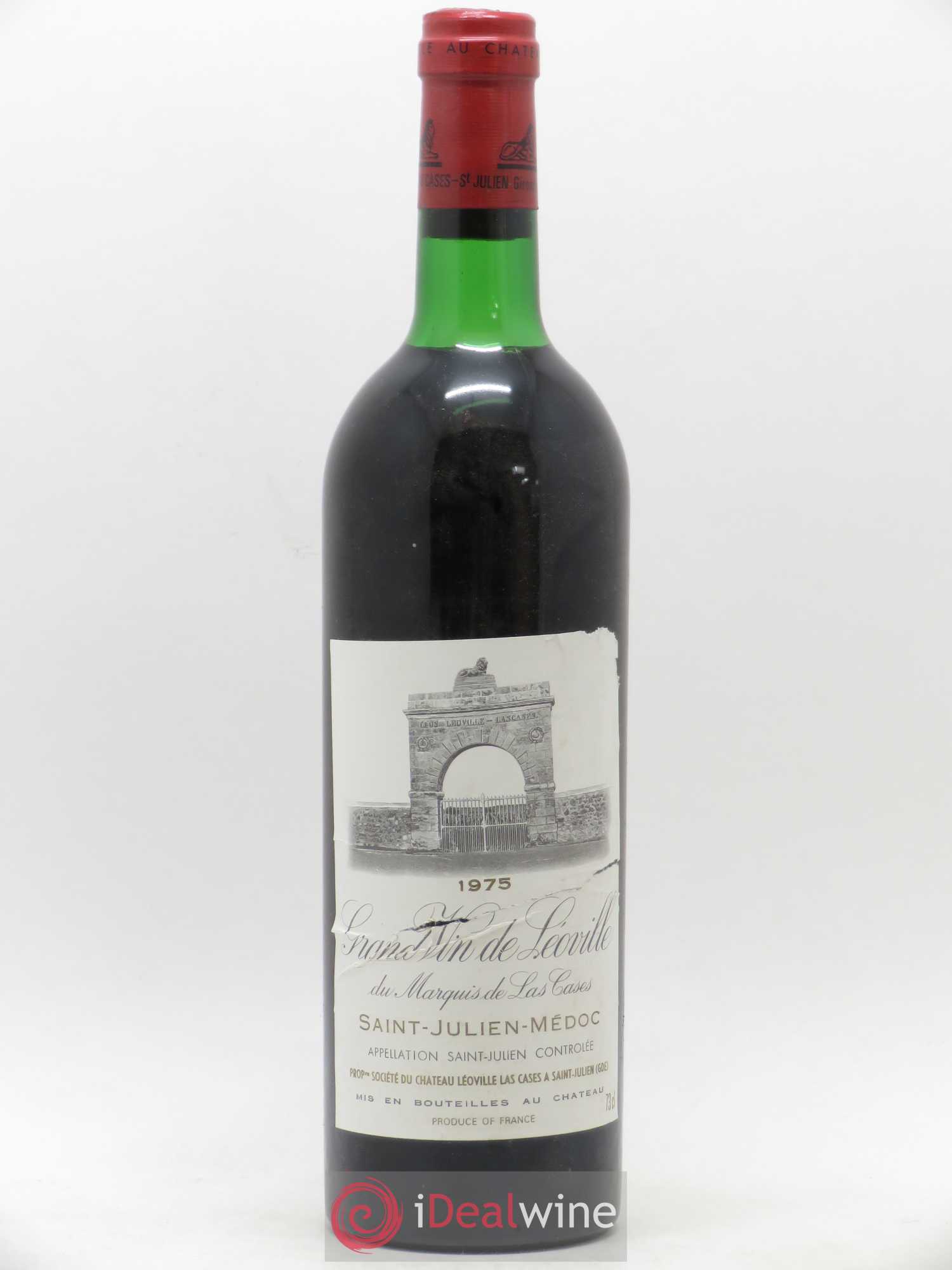 Château Léoville Las Cases 2ème Grand Cru Classé 1975 - Posten von 1 Flasche - 0