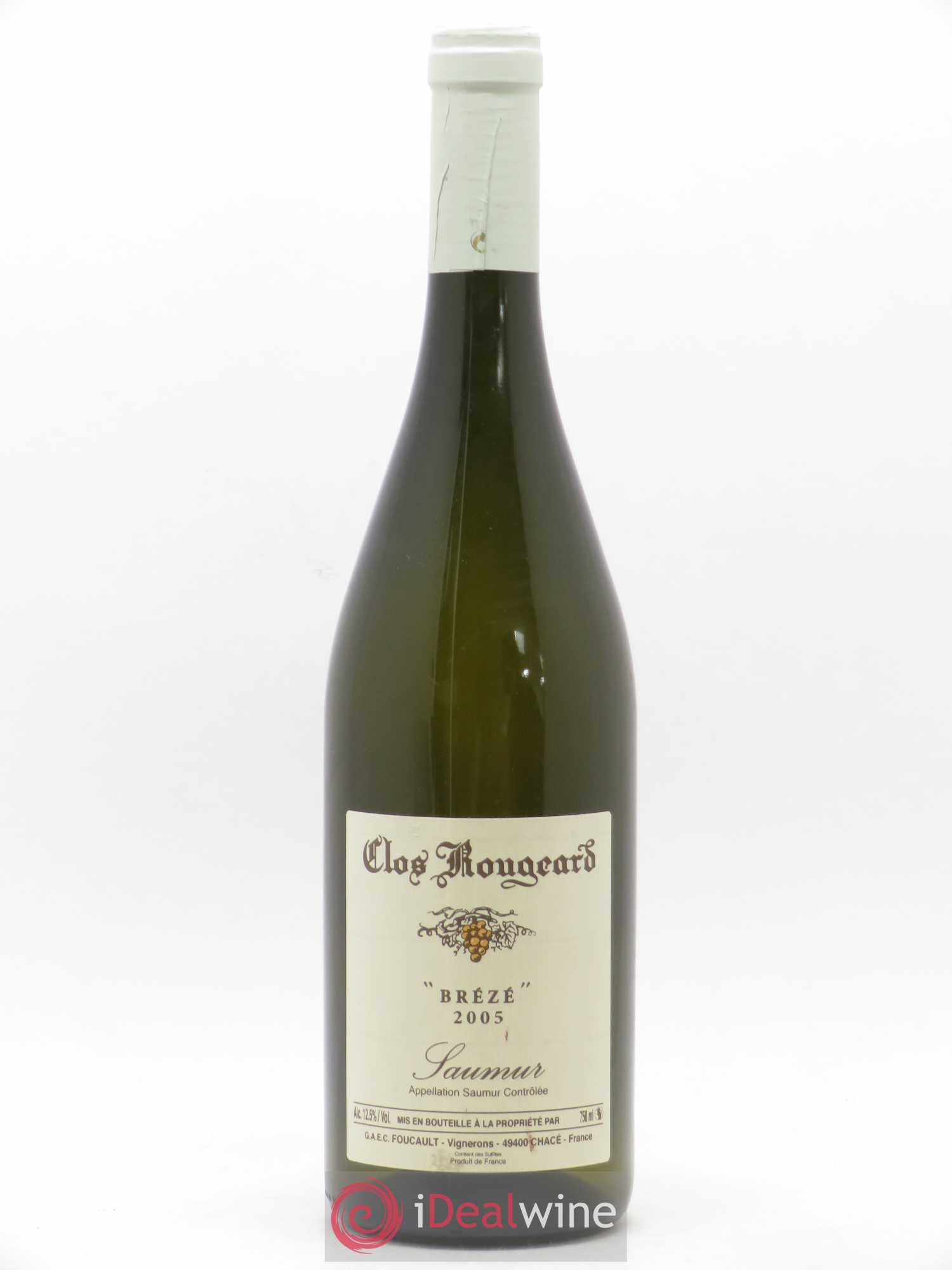 Saumur Brézé Clos Rougeard 2005 - Lot de 1 bouteille - 0