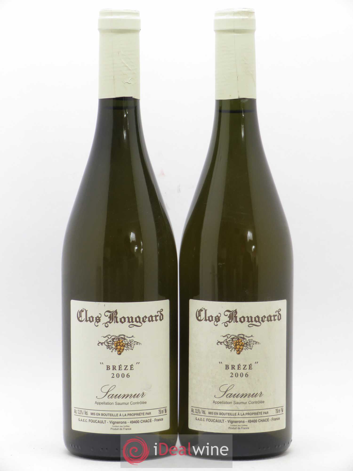 Saumur Brézé Clos Rougeard 2006 - Lot de 2 bouteilles - 0