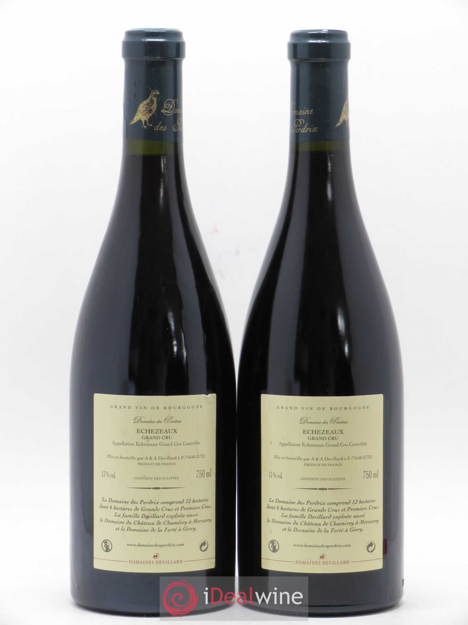 Echezeaux Grand Cru Perdrix (Domaine des) 2007 - Lot de 2 bouteilles - 1
