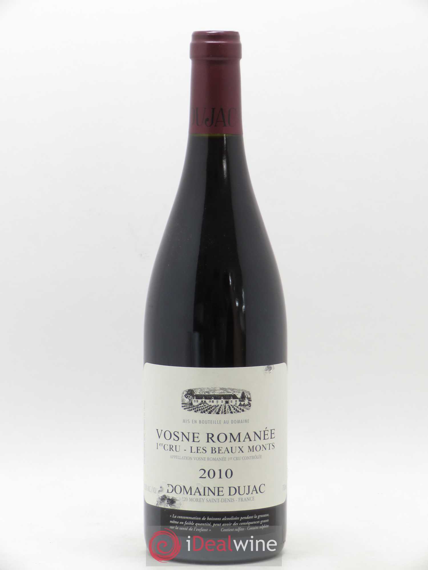 Vosne-Romanée 1er Cru Les Beaux Monts Dujac (Domaine) 2010 - Lot de 1 bouteille - 0