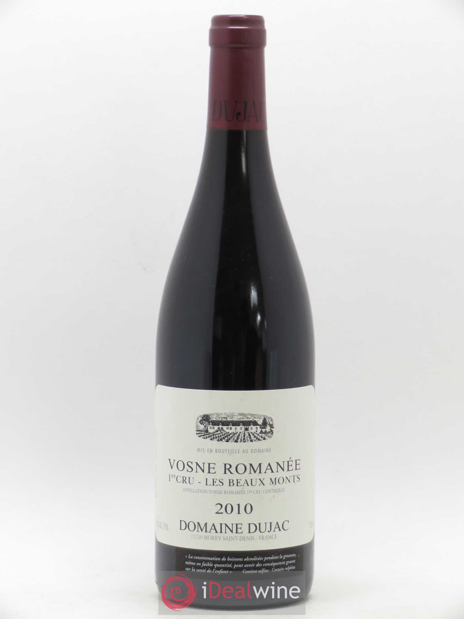 Vosne-Romanée 1er Cru Les Beaux Monts Dujac (Domaine) 2010 - Lot de 1 bouteille - 0