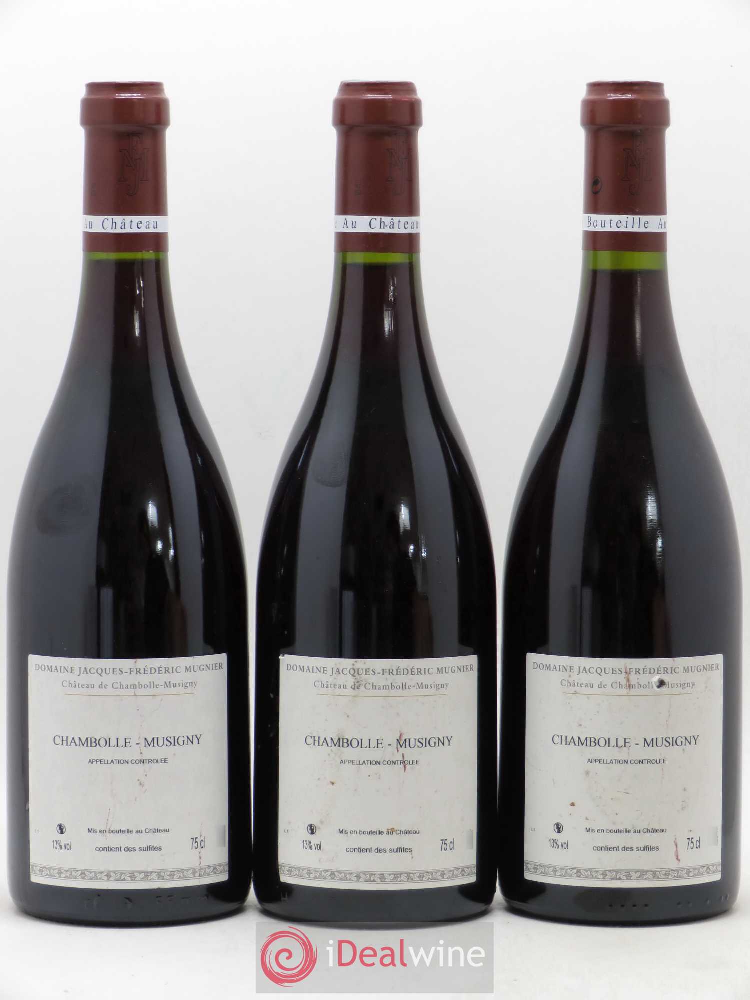 Chambolle-Musigny Jacques-Frédéric Mugnier 2009 - Lot de 3 bouteilles - 1