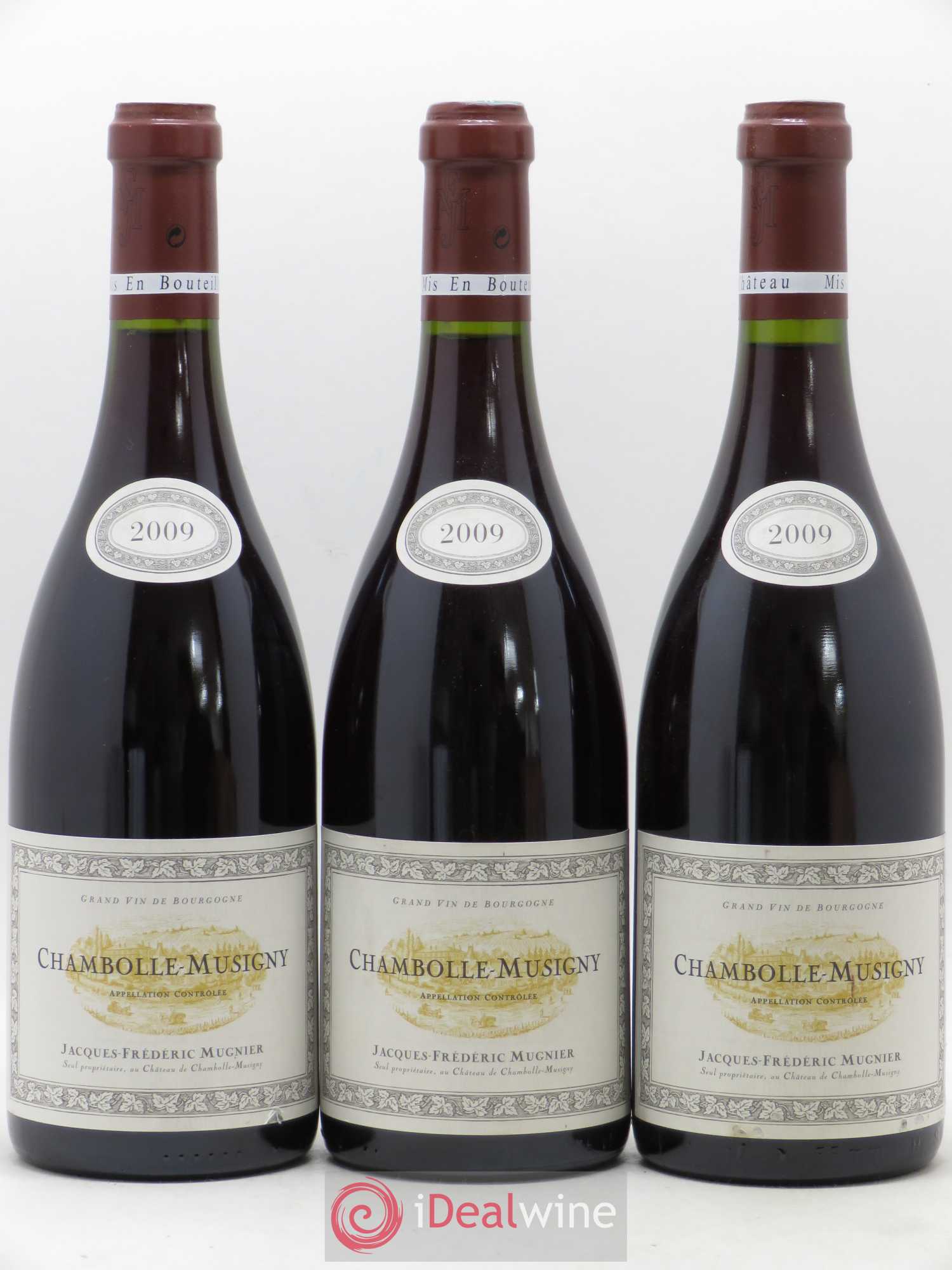 Chambolle-Musigny Jacques-Frédéric Mugnier 2009 - Lot de 3 bouteilles - 0