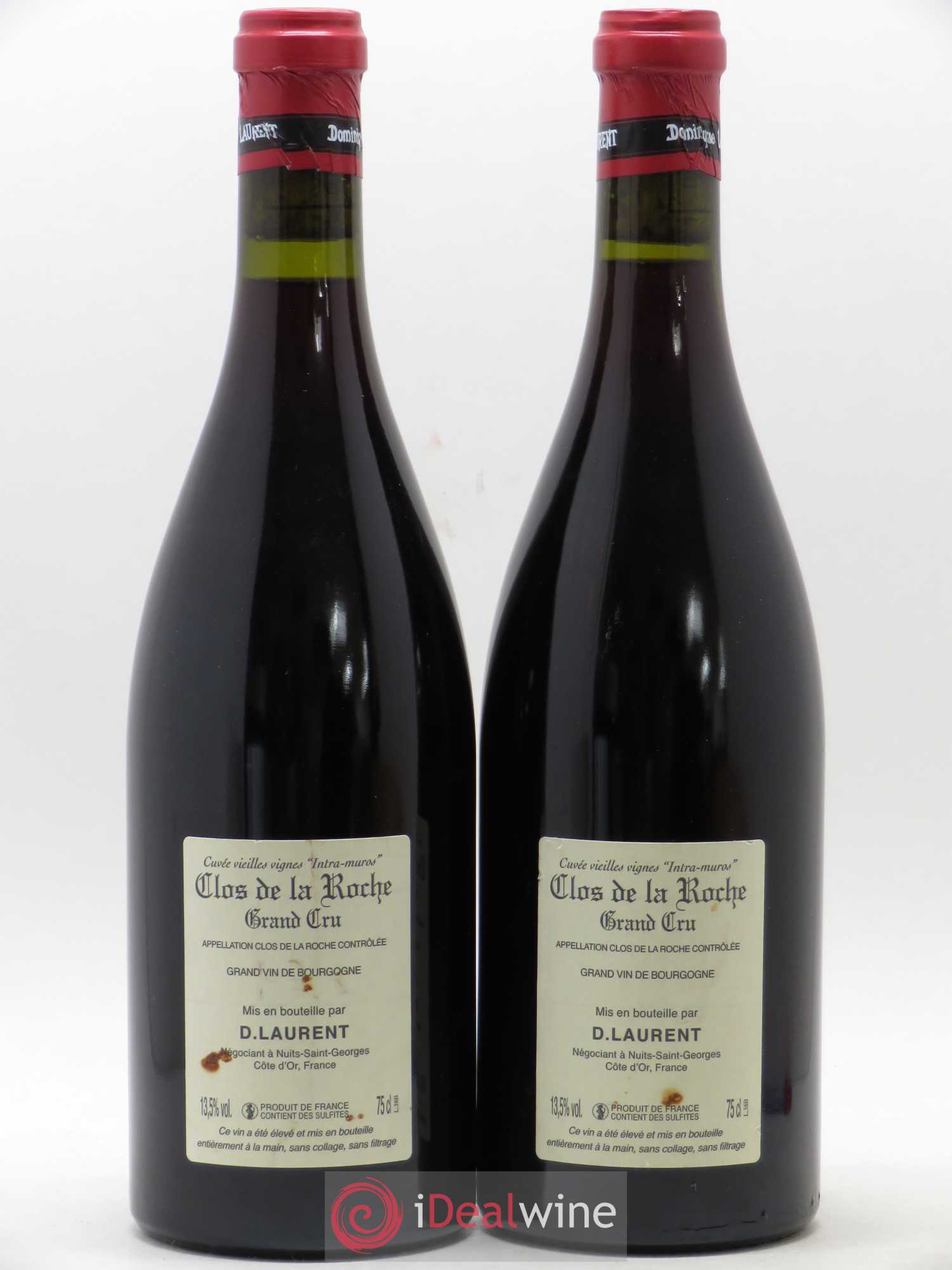 Clos de la Roche Grand Cru Dominique Laurent cuvée vieilles vignes intra-muros 2009 - Posten von 2 Flaschen - 1
