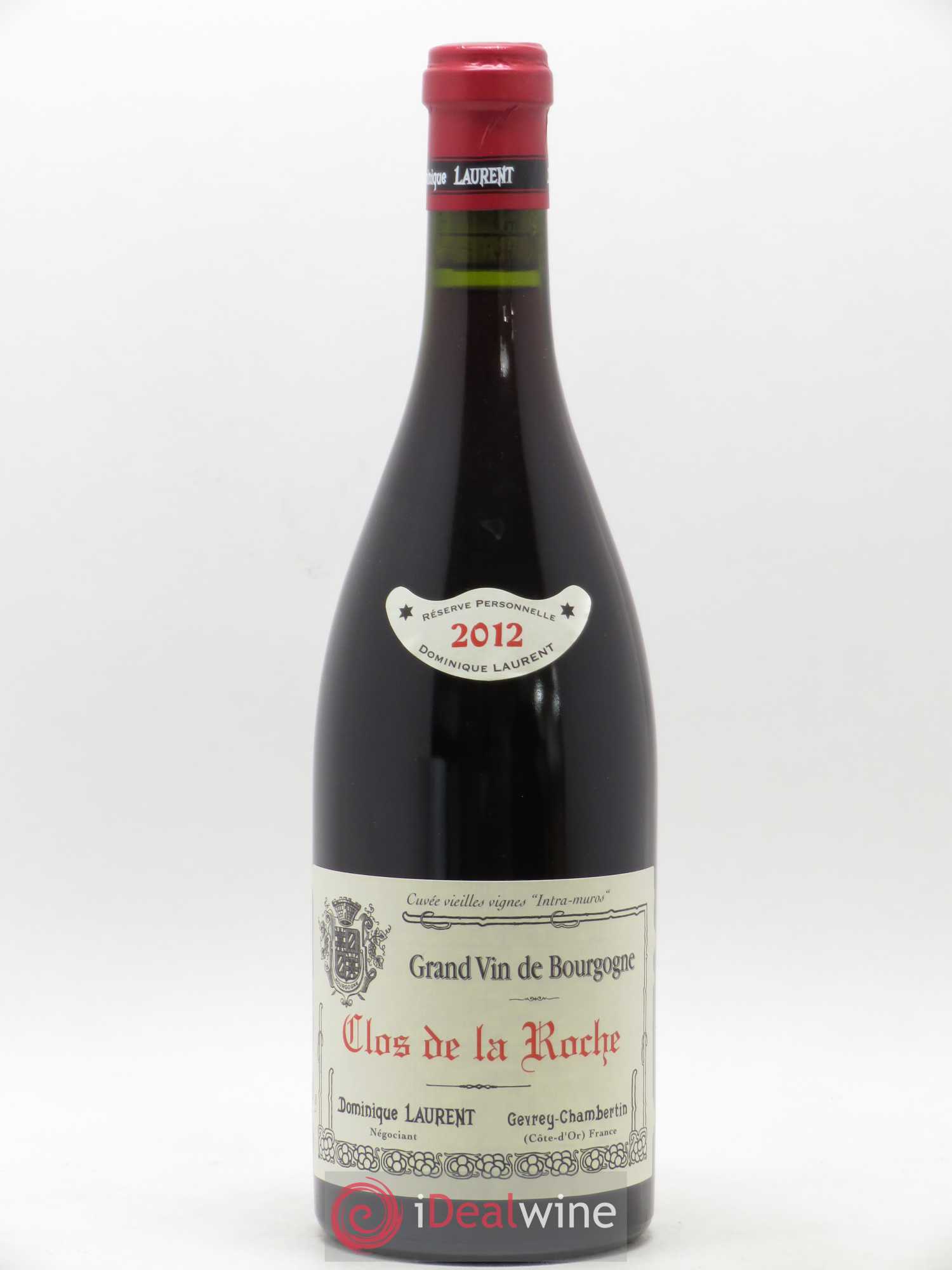 Clos de la Roche Grand Cru Dominique Laurent cuvée vieilles vignes intra-muros 2012 - Posten von 1 Flasche - 0