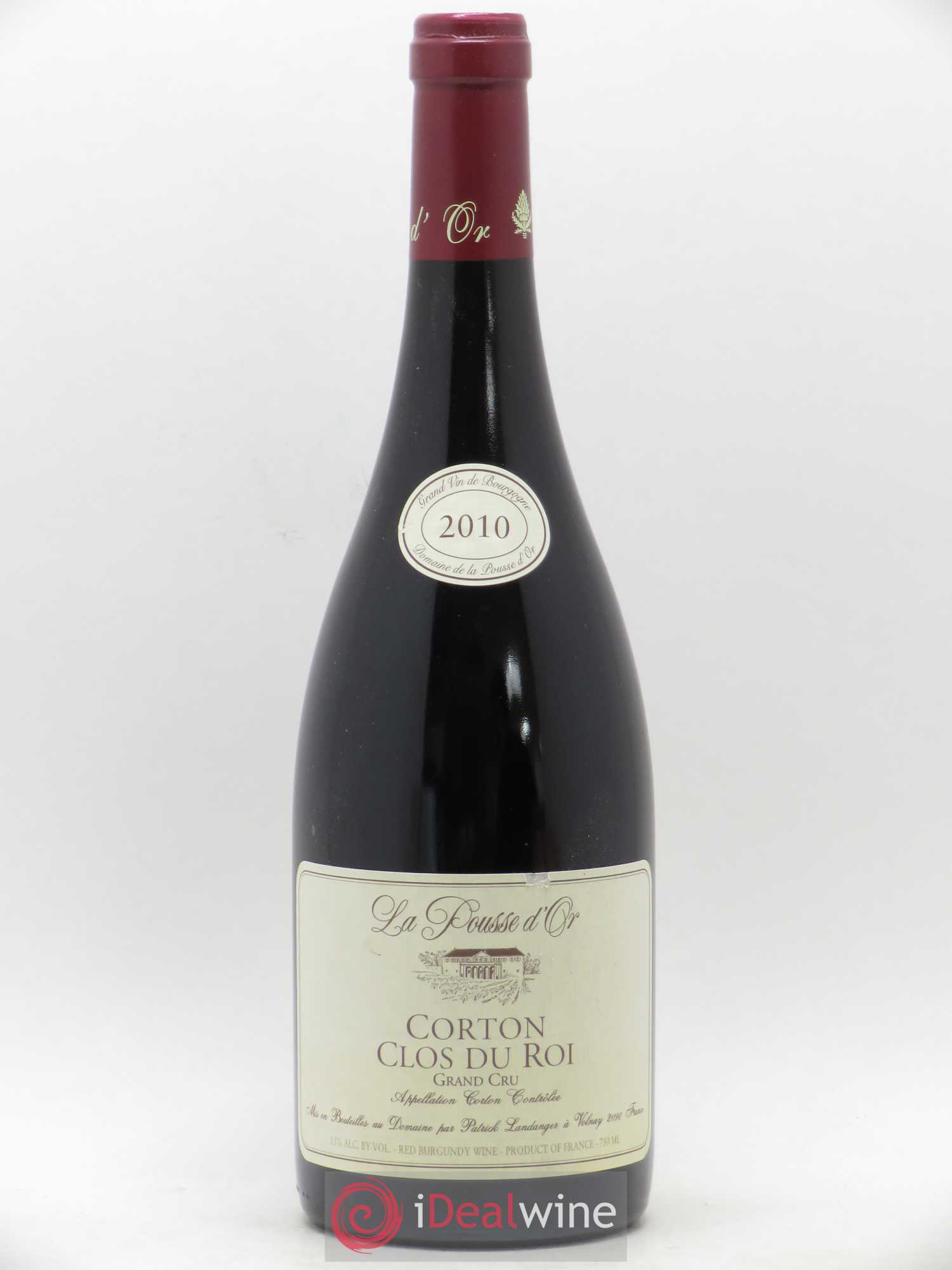 Corton Grand Cru Clos du Roi La Pousse d'Or (Domaine de) 2010 - Lot de 1 bouteille - 0