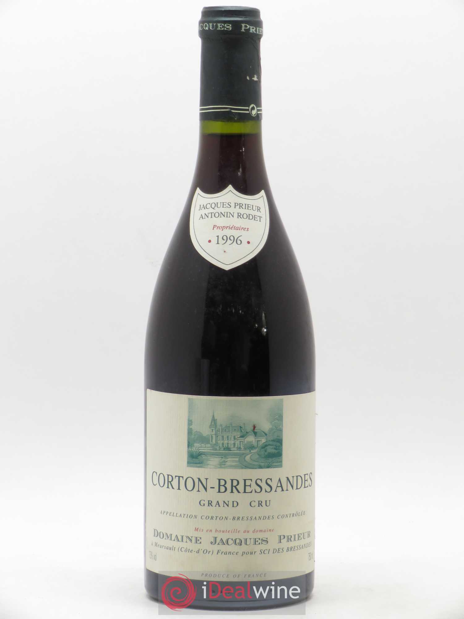 Corton-Bressandes Grand Cru Jacques Prieur (Domaine) 1996 - Lot de 1 bouteille - 0
