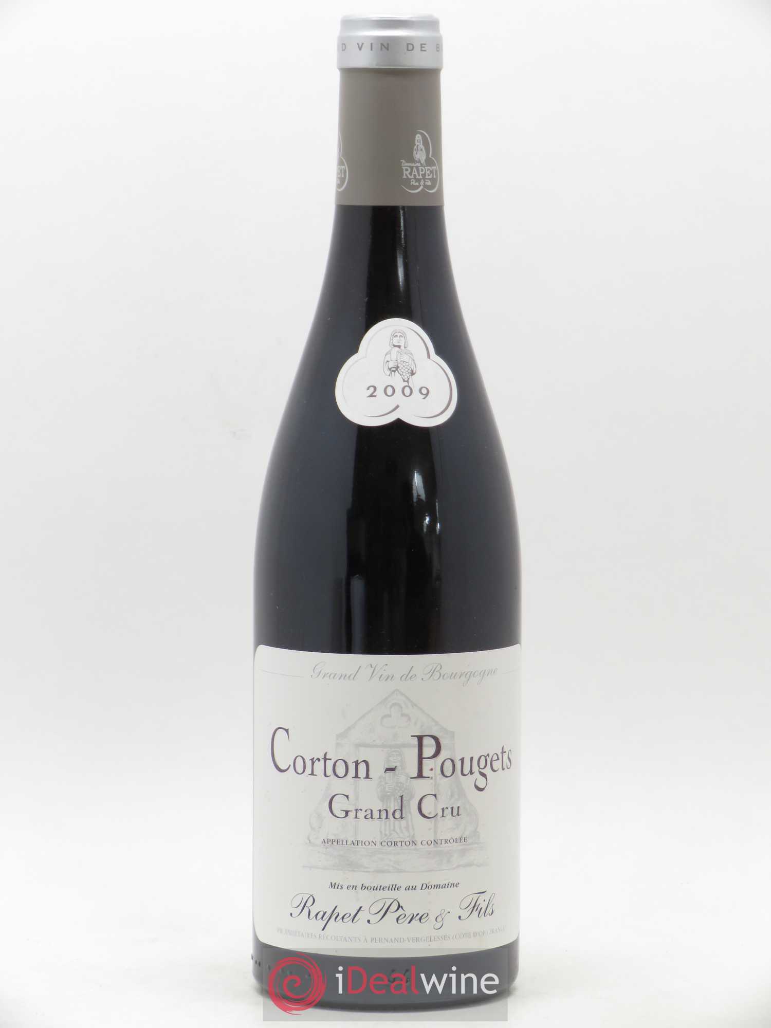 Corton Grand Cru Pougets Rapet Père & Fils 2009 - Lot de 1 bouteille - 0
