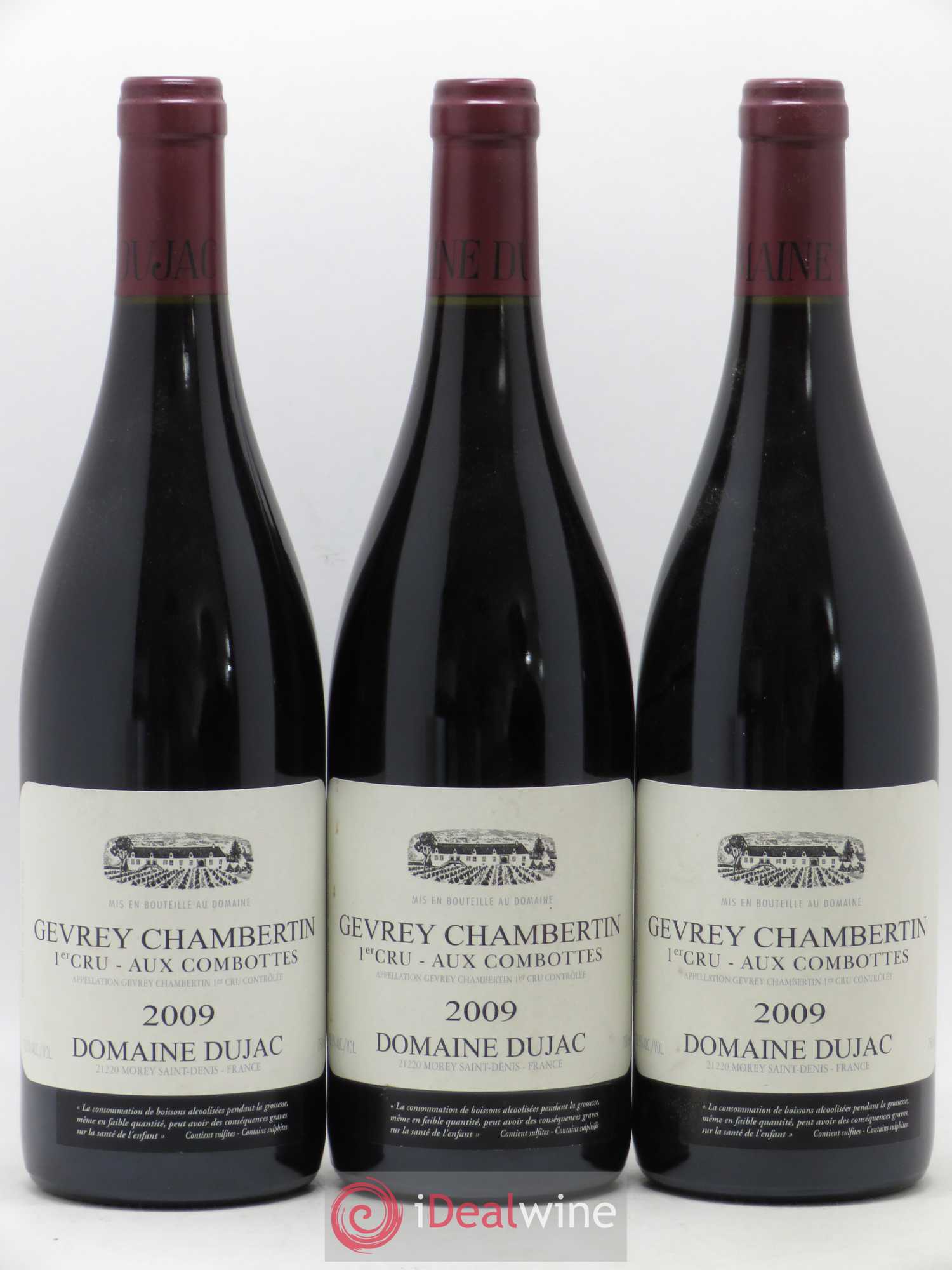 Gevrey-Chambertin 1er Cru Aux Combottes Dujac (Domaine) 2009 - Lot de 3 bouteilles - 0