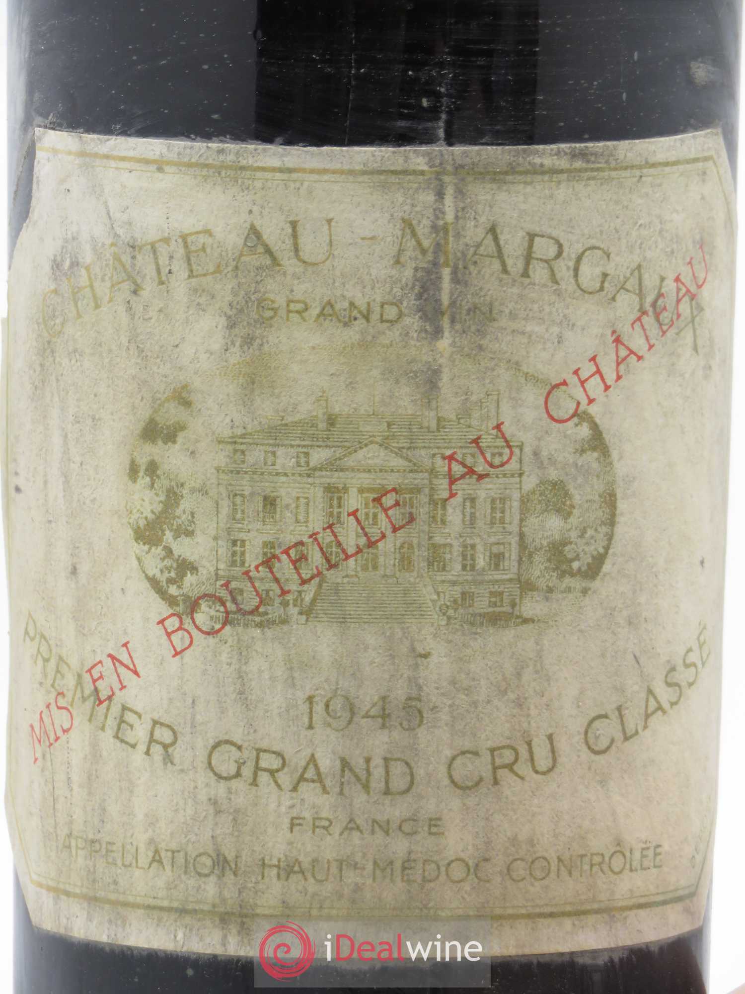 Château Margaux 1er Grand Cru Classé 1945 - Lot de 1 bouteille - 3