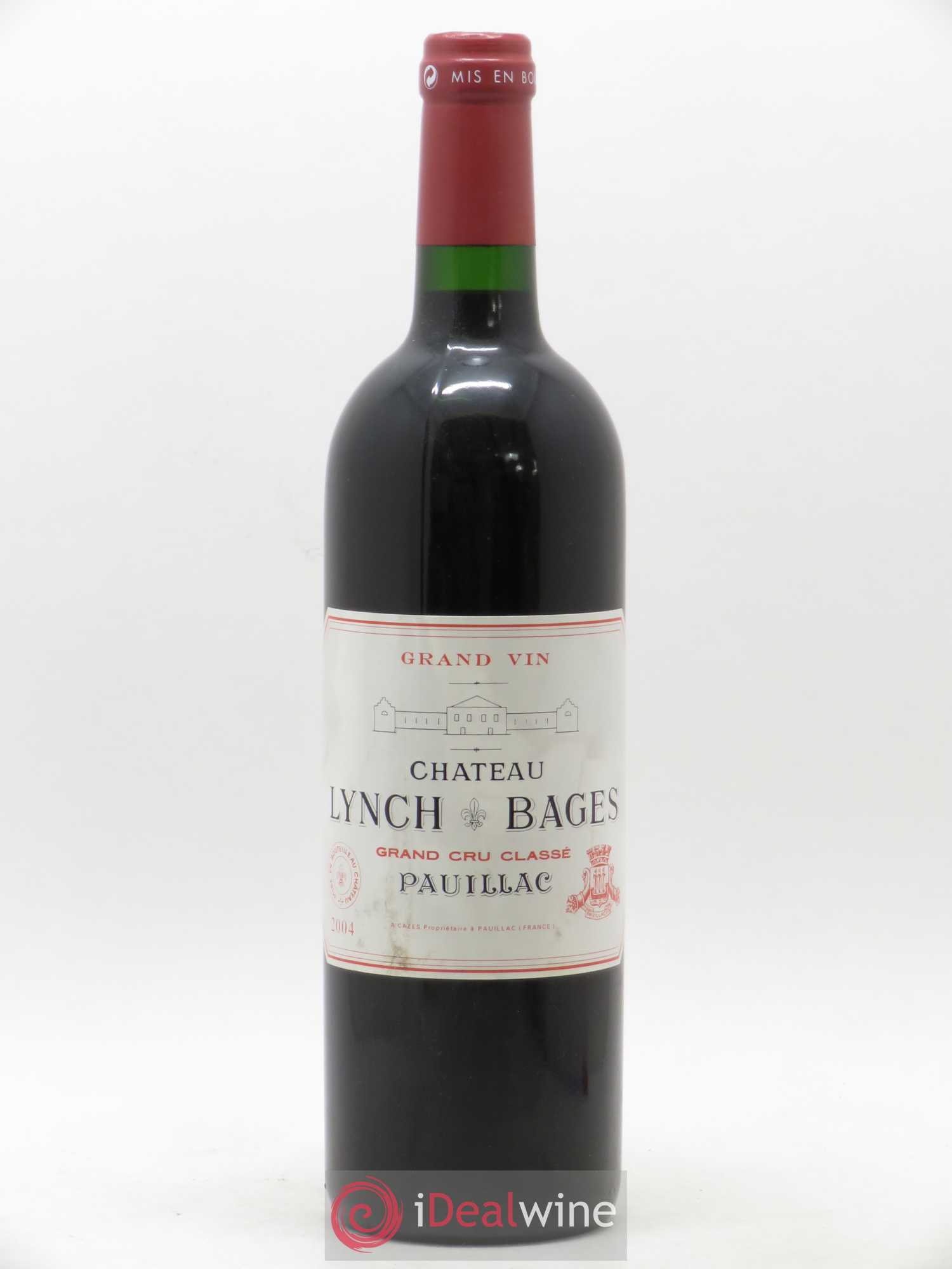 Château Lynch Bages 5ème Grand Cru Classé 2004 - Lot de 1 bouteille - 0