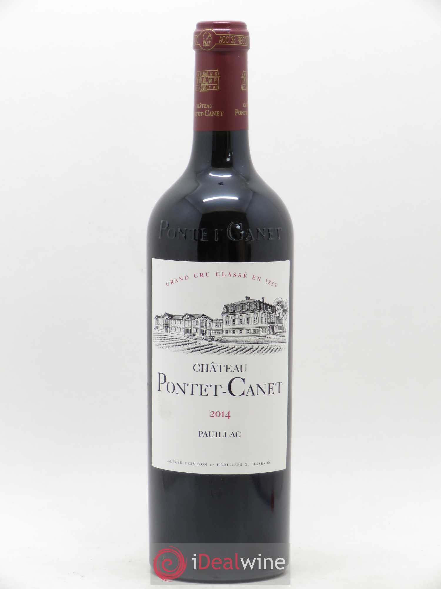 Château Pontet Canet 5ème Grand Cru Classé 2014 - Lot de 1 bouteille - 0
